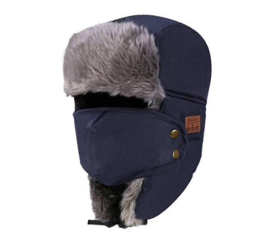 Chapéu Bluetooth Winter Trapper Ushanka, À Prova De Vento, Gorro Para Homens E Mulheres - Esqui