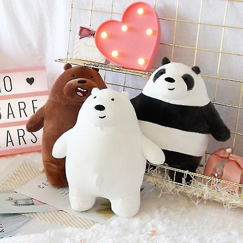 Anime Cartoon Bare Bear Super Soft Plush Doll-cute Standing