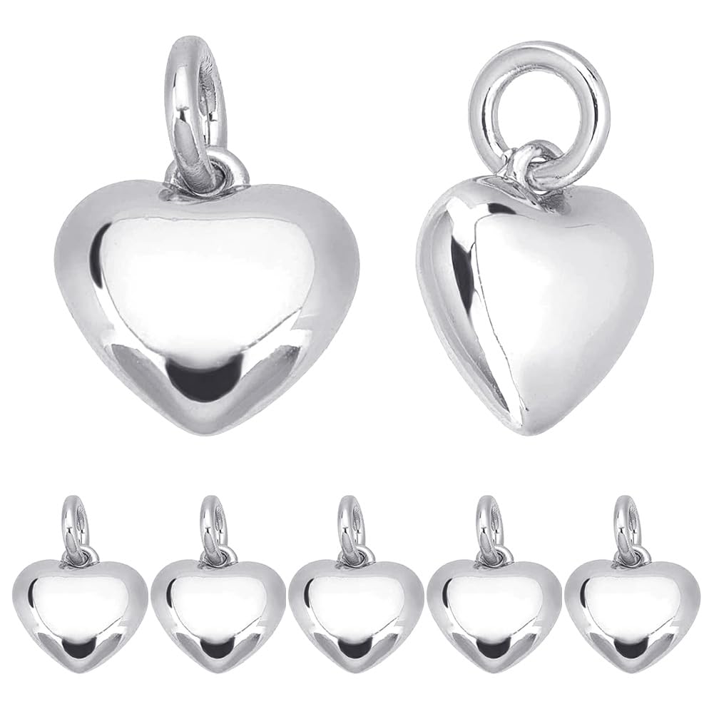 Charm Beebeecraft Heart Banhado A Ouro 18k Para Fabricação De Joias