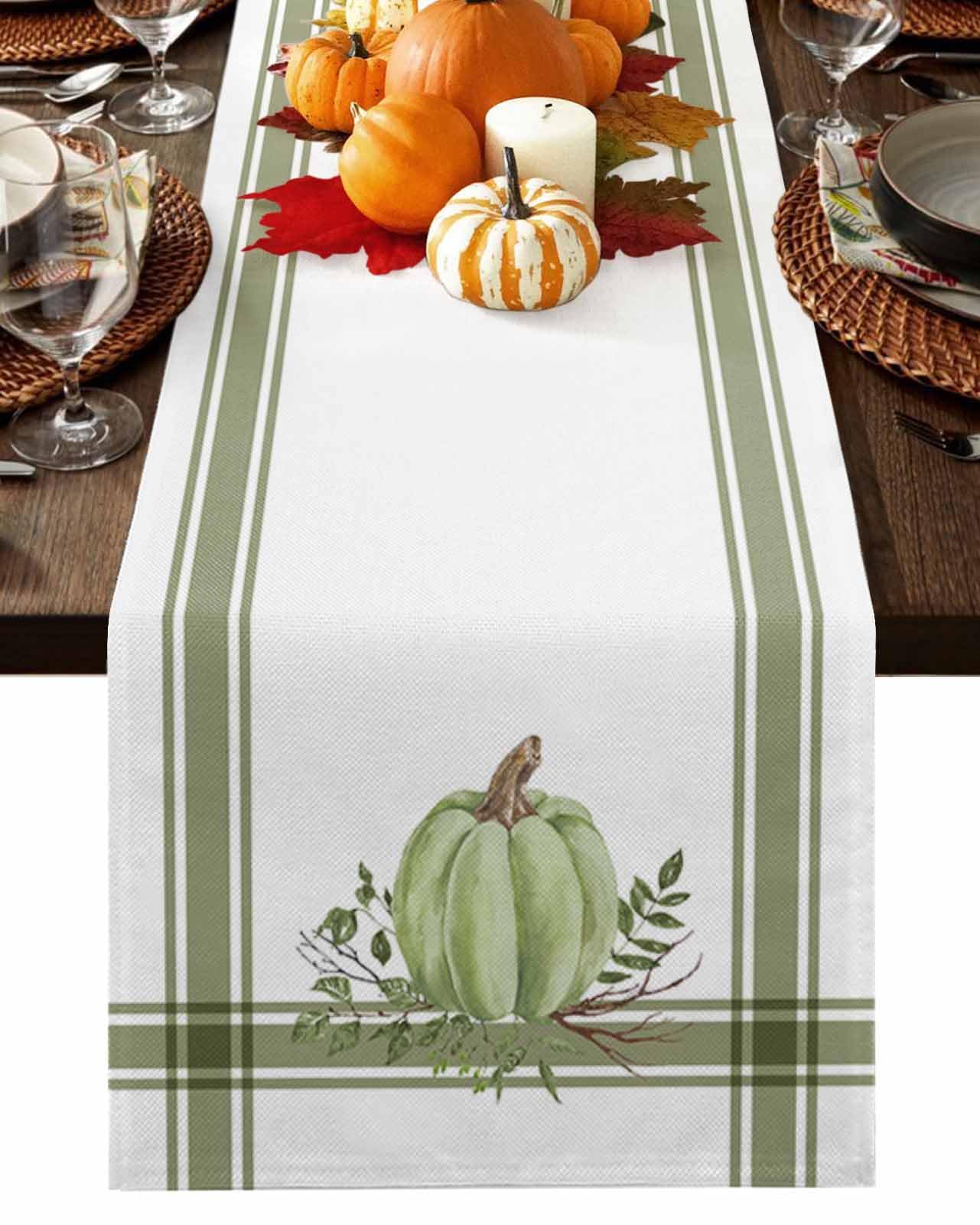 Table Runner Tweetybed Autumn Pumpkin Thanksgiving 33x178cm
