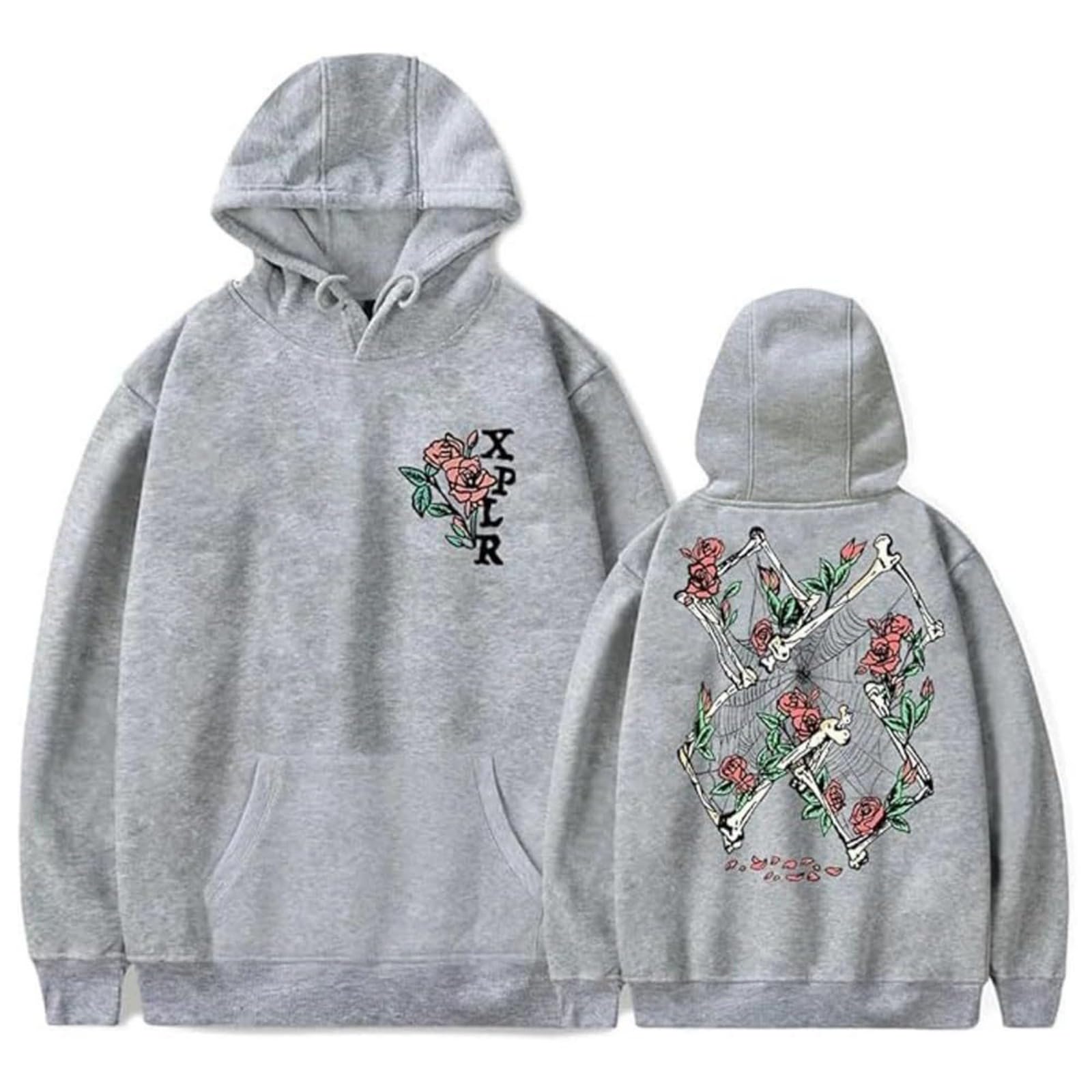 Moletom Com Capuz Tiekea Sam And Colby Merch Xplr Harajuku Spider Web