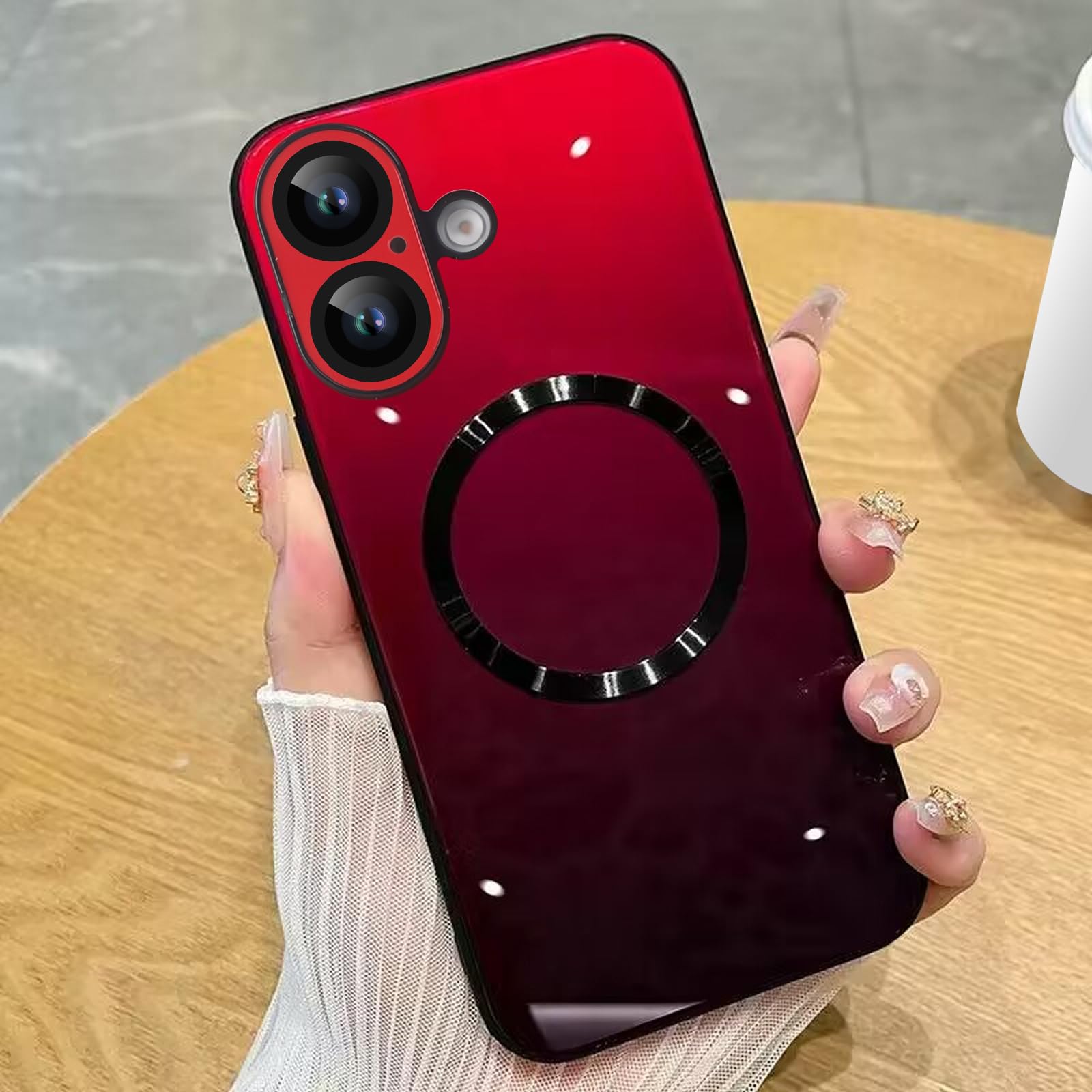 Capa De Telefone Guppy Compatível Com Iphone 16 Plus Com Magsafe