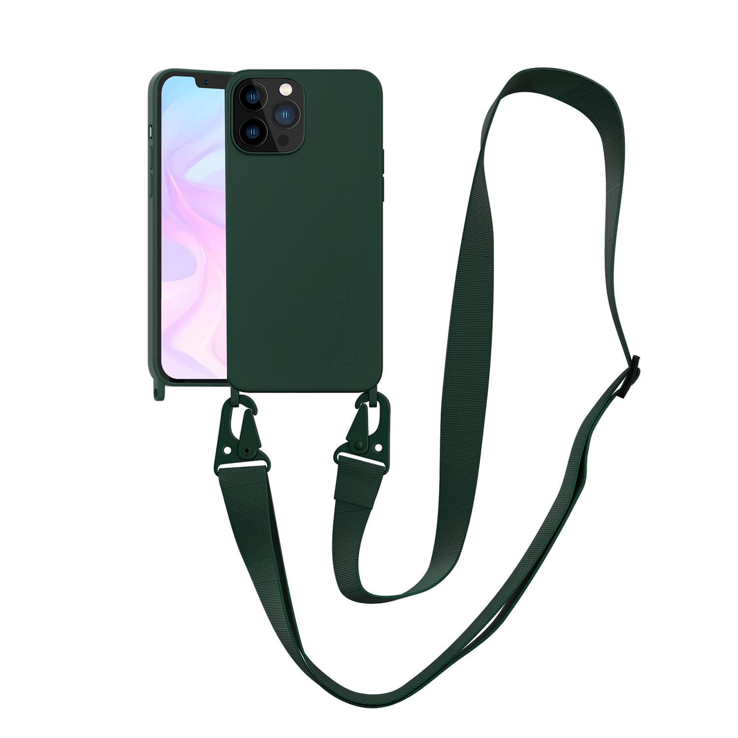 Capa De Telefone Voodirop Compatível Com Iphone 14 Pro Max Com Cordão