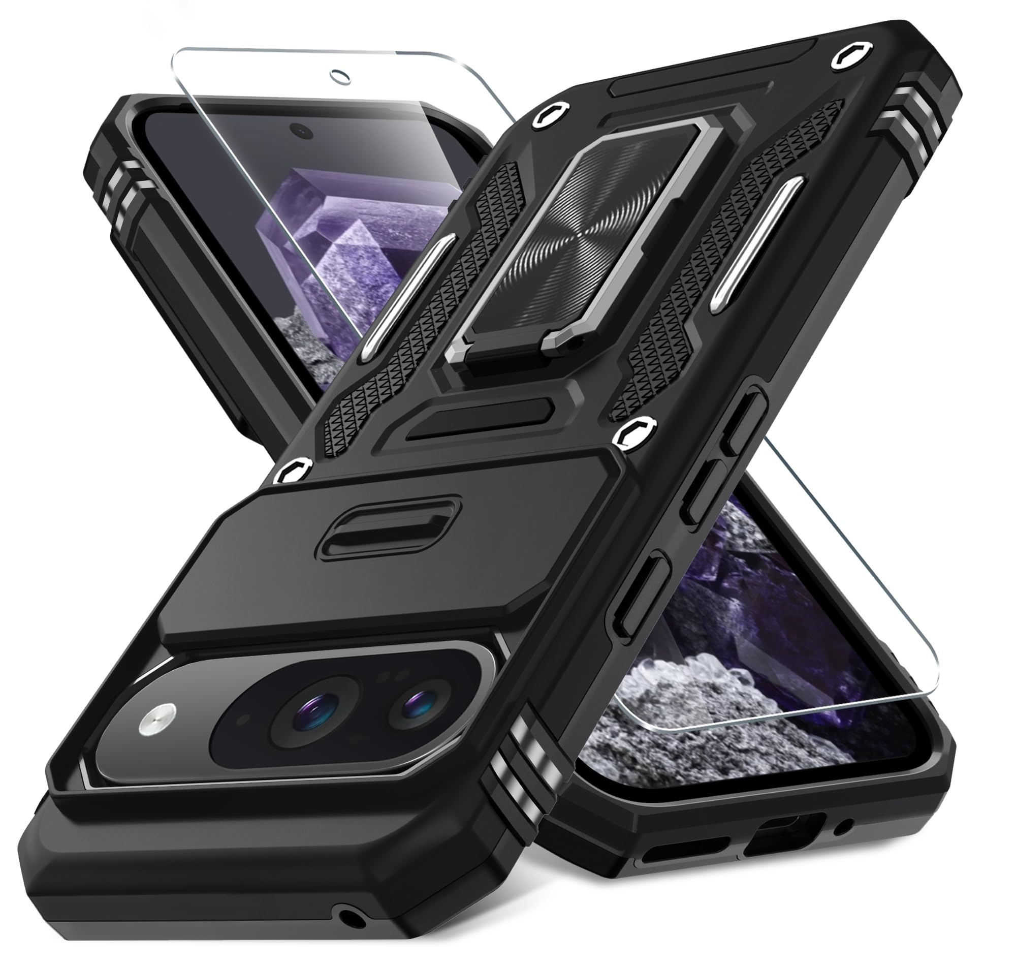 Capa De Telefone Deerlamn Para Google Pixel 9/9 Pro Com Protetor De Tela