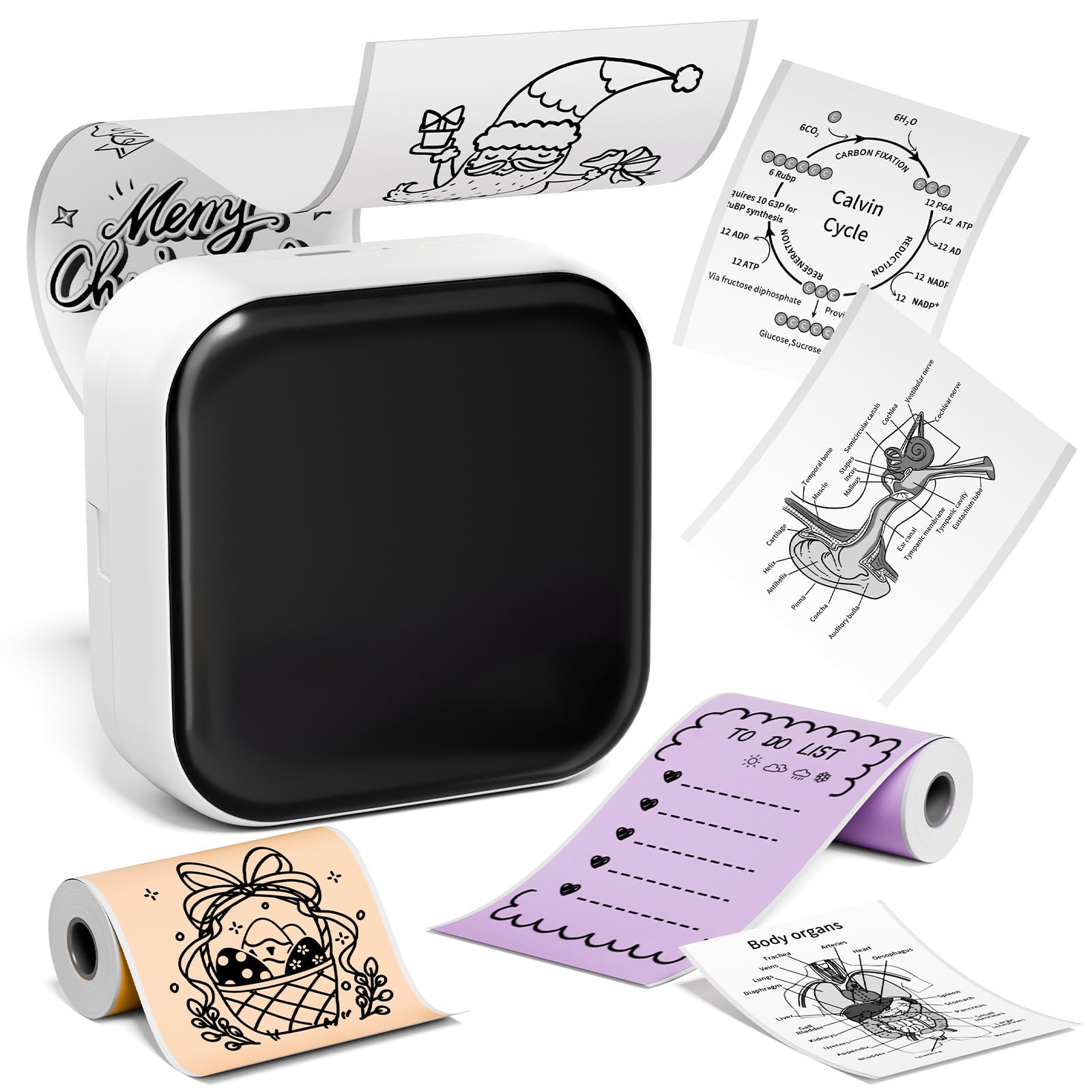 Mini Impressora Ponek Print Pods M02x Sticker Maker Bluetooth