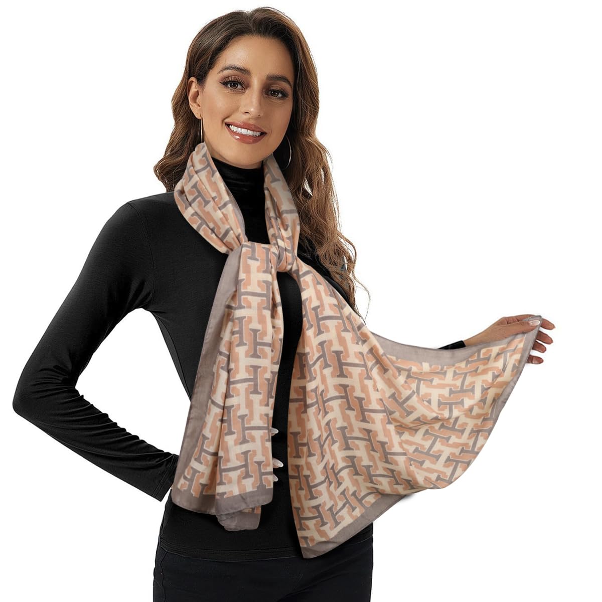 Lenço Extree Pashmina Silky Shawl Wrap Para Mulheres
