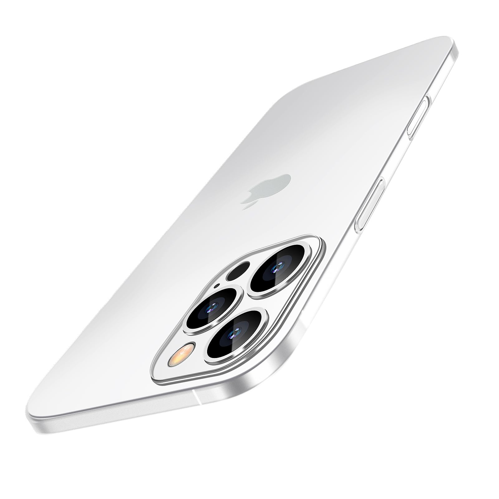 Capa Dataroad Para Iphone 16 Pro Slim 0,2 Mm Transparente Branca