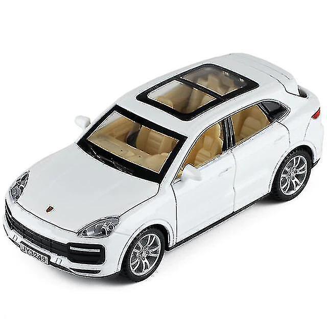 1/32 Diecast Cayenne Alloy Car Toys Modelo (branco)