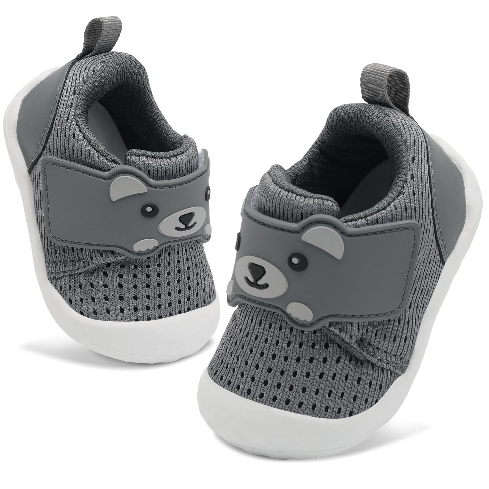 Tênis Para Bebês Feetcity Bear First Walker Wide 18-24 Meses