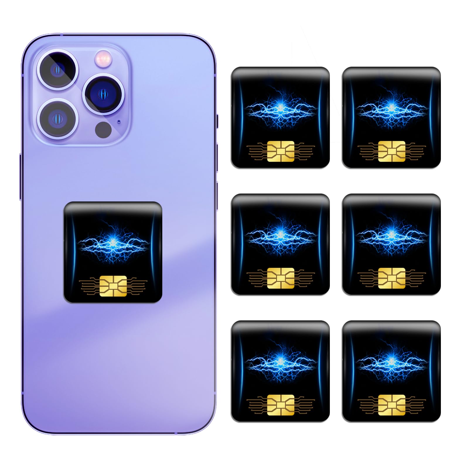 Adesivos De Proteção De Telefone, Neutralizadores Fotn, 6 Unidades