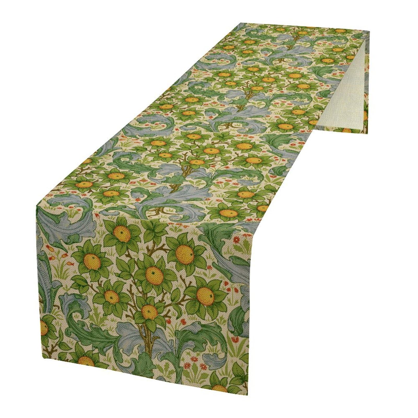 Table Runner Yearn Jear William Morris Design Floral Vintage