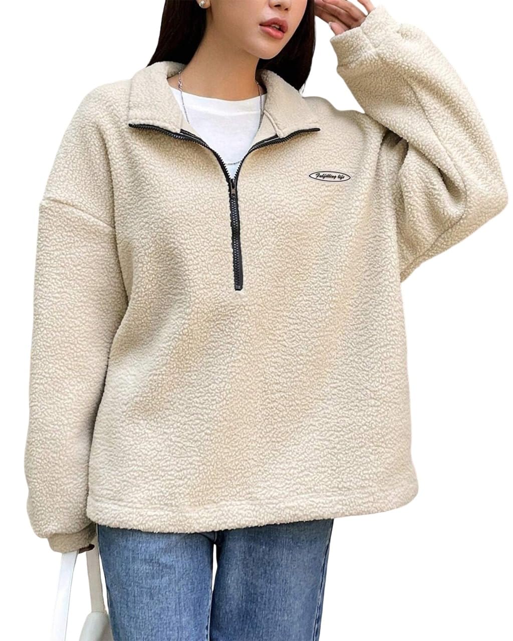 Moletom Zaful Fashion Fashion Women, Manga Comprida, Camisa Curta De Pele Sintética