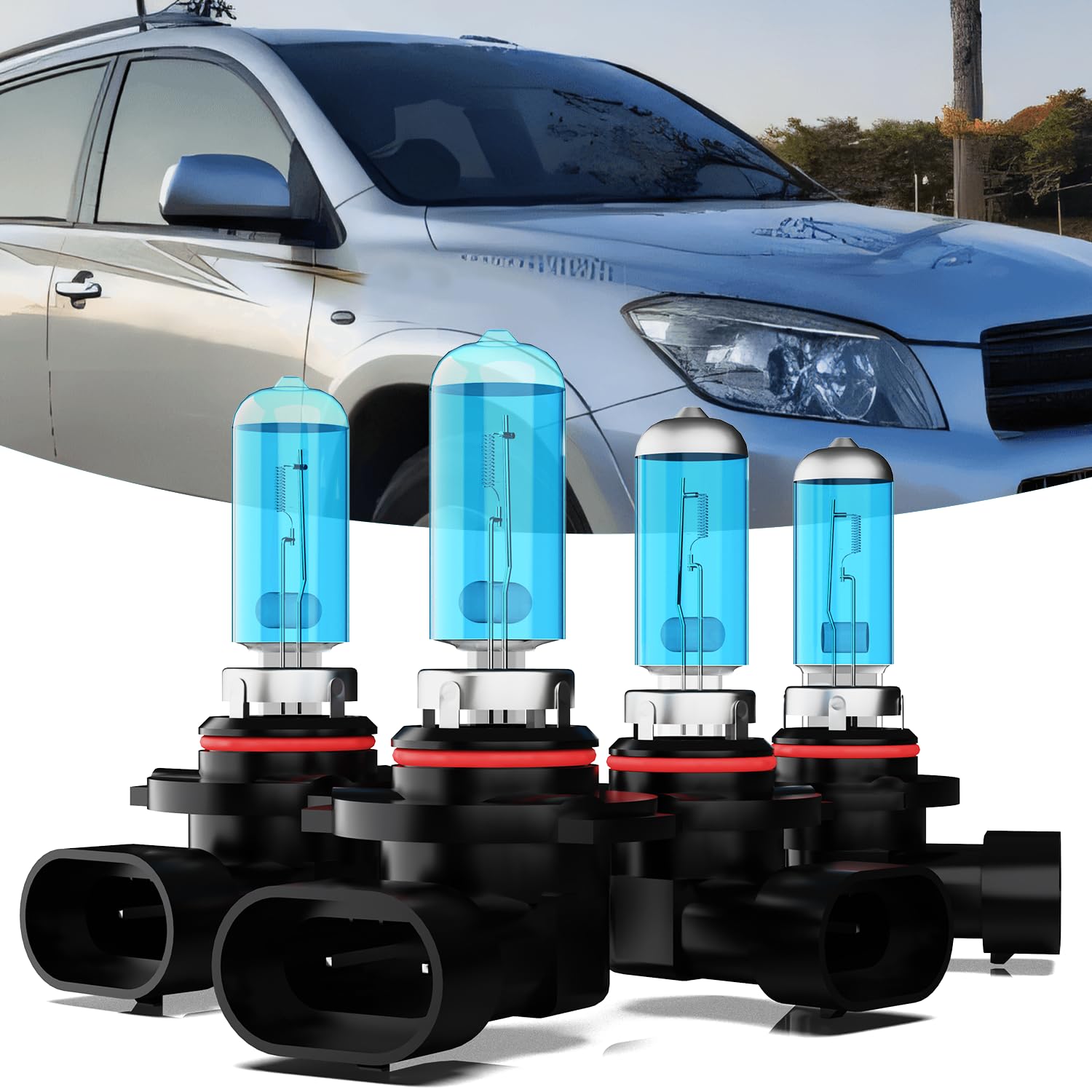 Faróis Ttdbdan Compatíveis Com Toyota Rav4 (1998-2000) E (2006-2012)