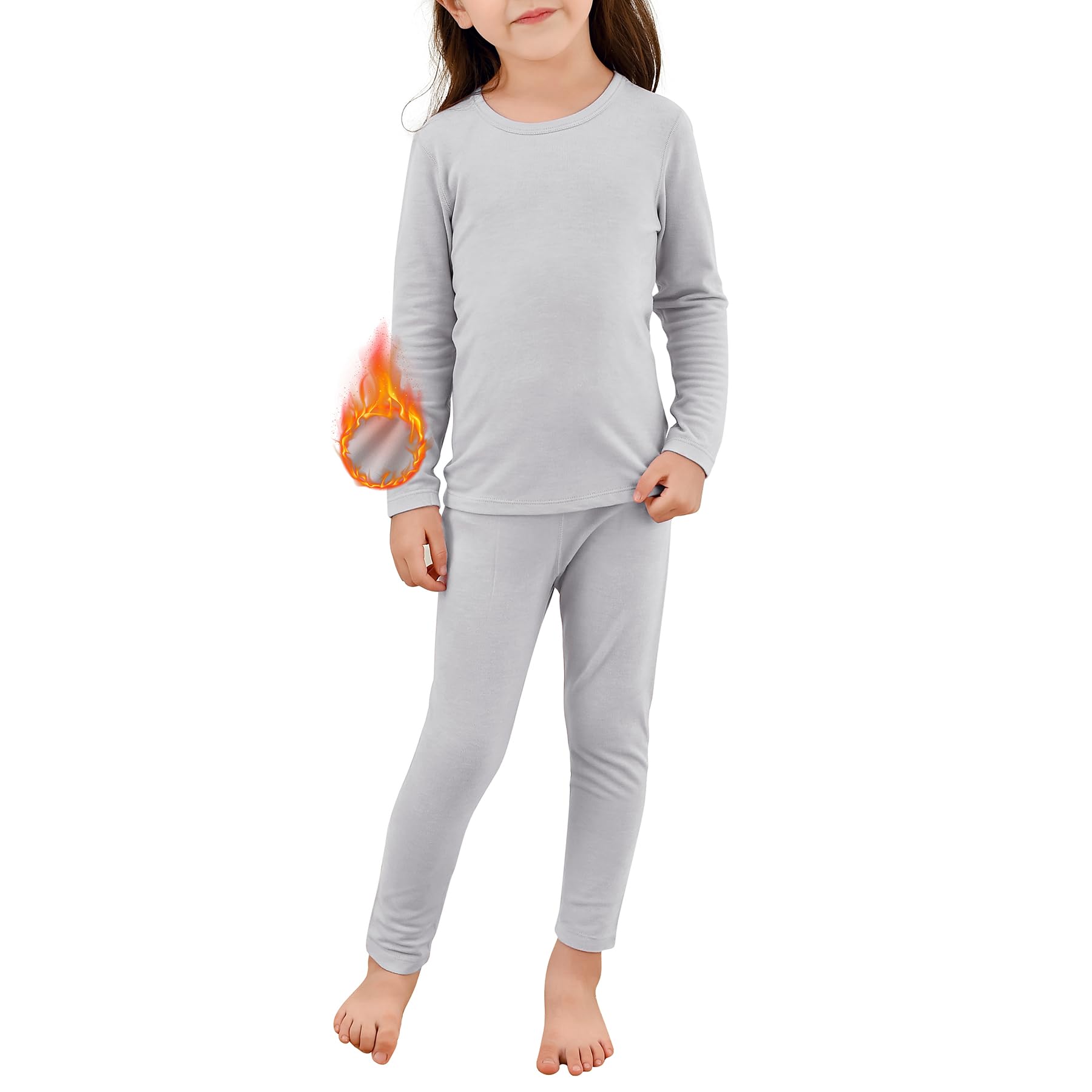 Conjunto De Roupa Íntima Térmica Zando Para Crianças Soft Winter Long Johns