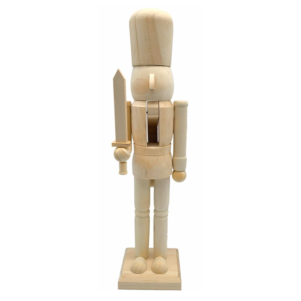 Brinquedos Artesanais Educativos Diy Nutcracker Puppet King Soldier