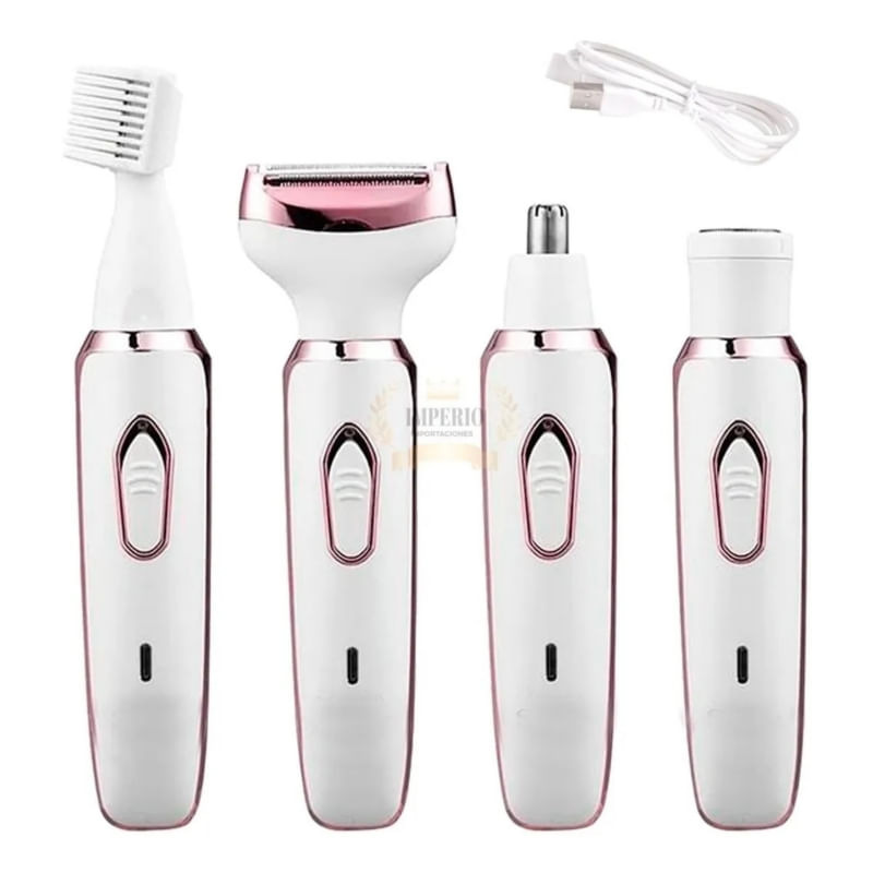 Conjunto De Aparador 4 Em 1 Recarregável Para Biquíni, Nariz E Sobrancelhas