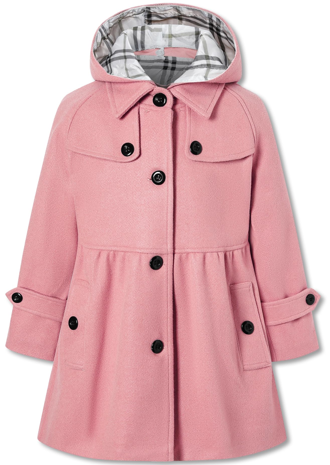 Casaco Betusline Girls Dress Kids Hoodie Trench Overcoat 11-12y