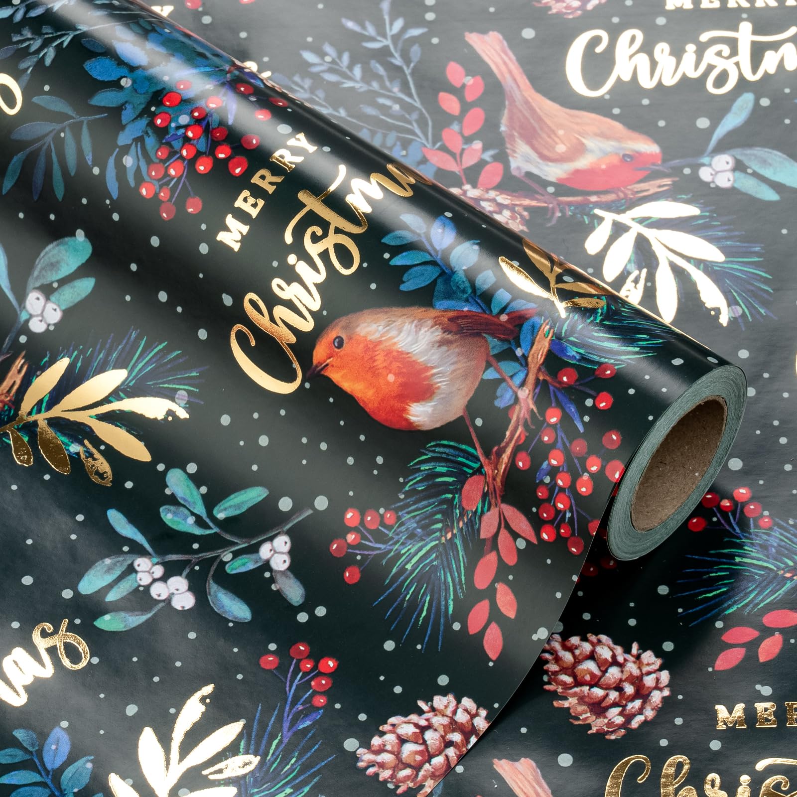 Papel De Embrulho De Natal Wrapaholic Mini Roll 43cm X 10m