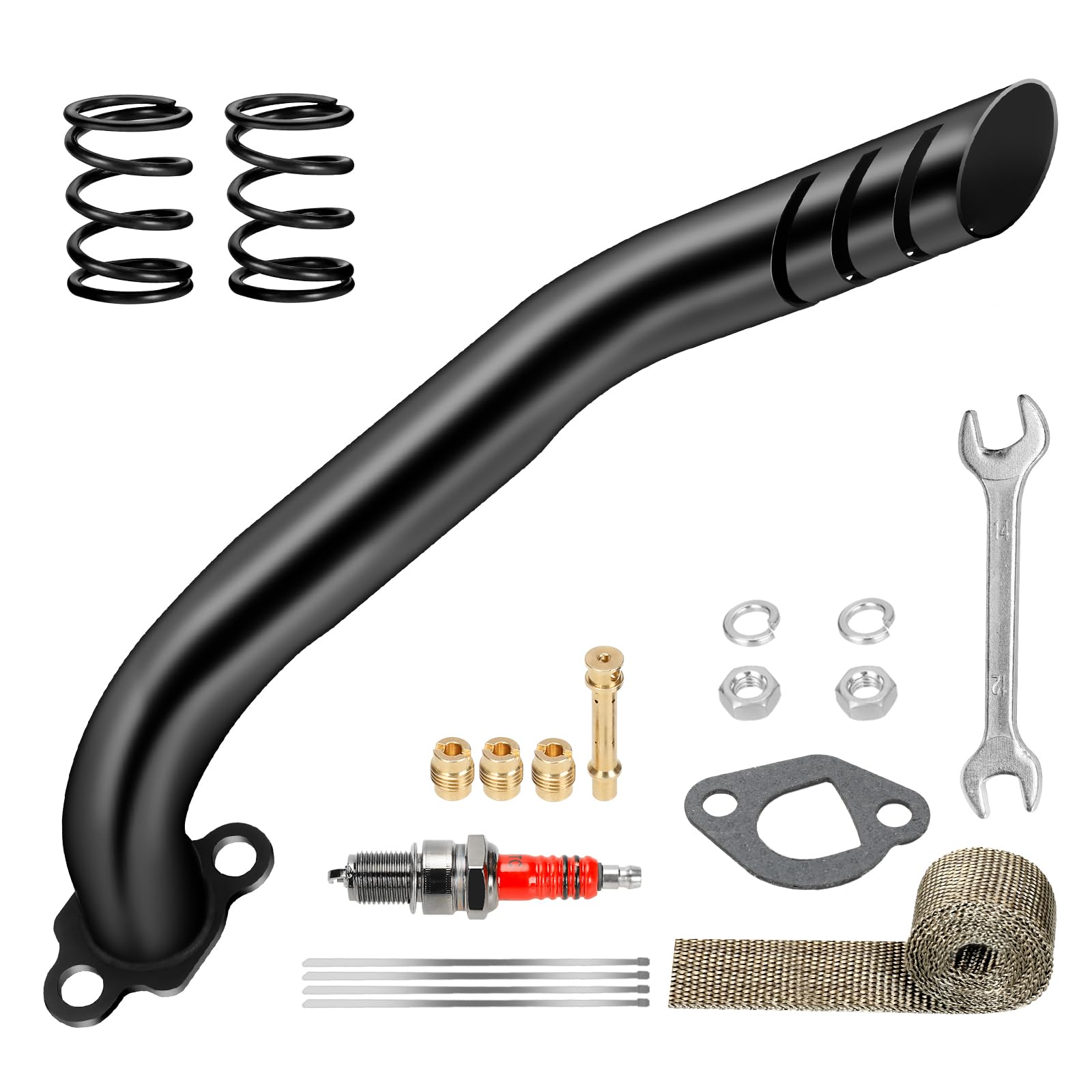 Kit De Tubo De Escape Xikoby 212cc Predator 212 196cc Coleman