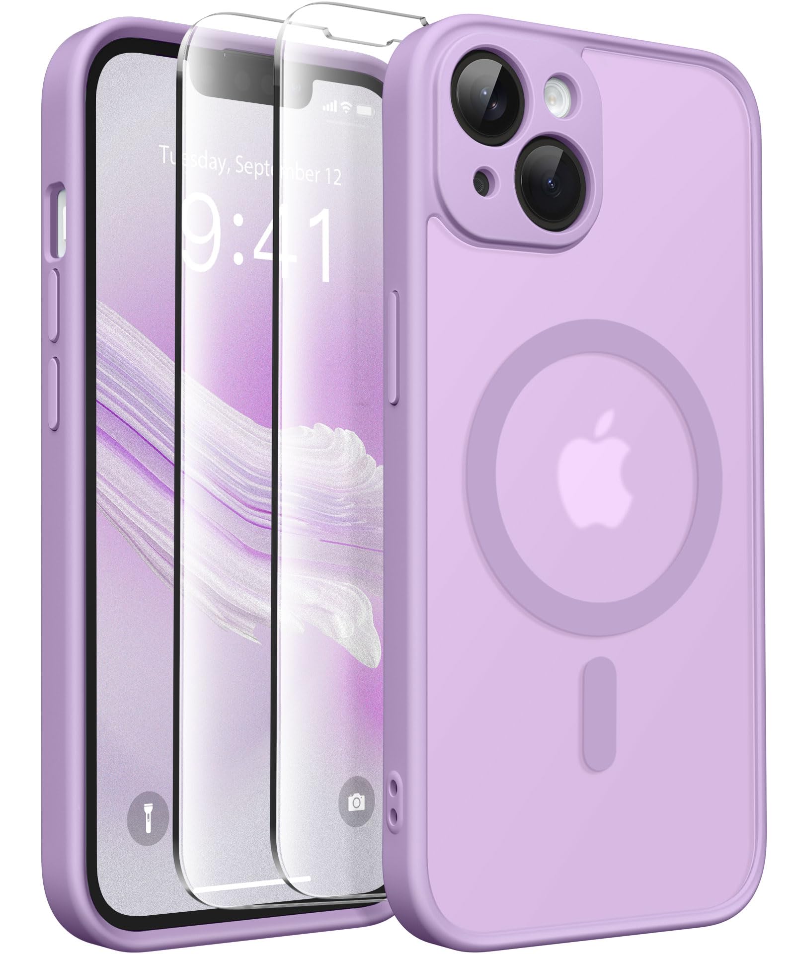 Capa De Telefone Capraro Magnetic Para Iphone 14 Pro Max Roxa