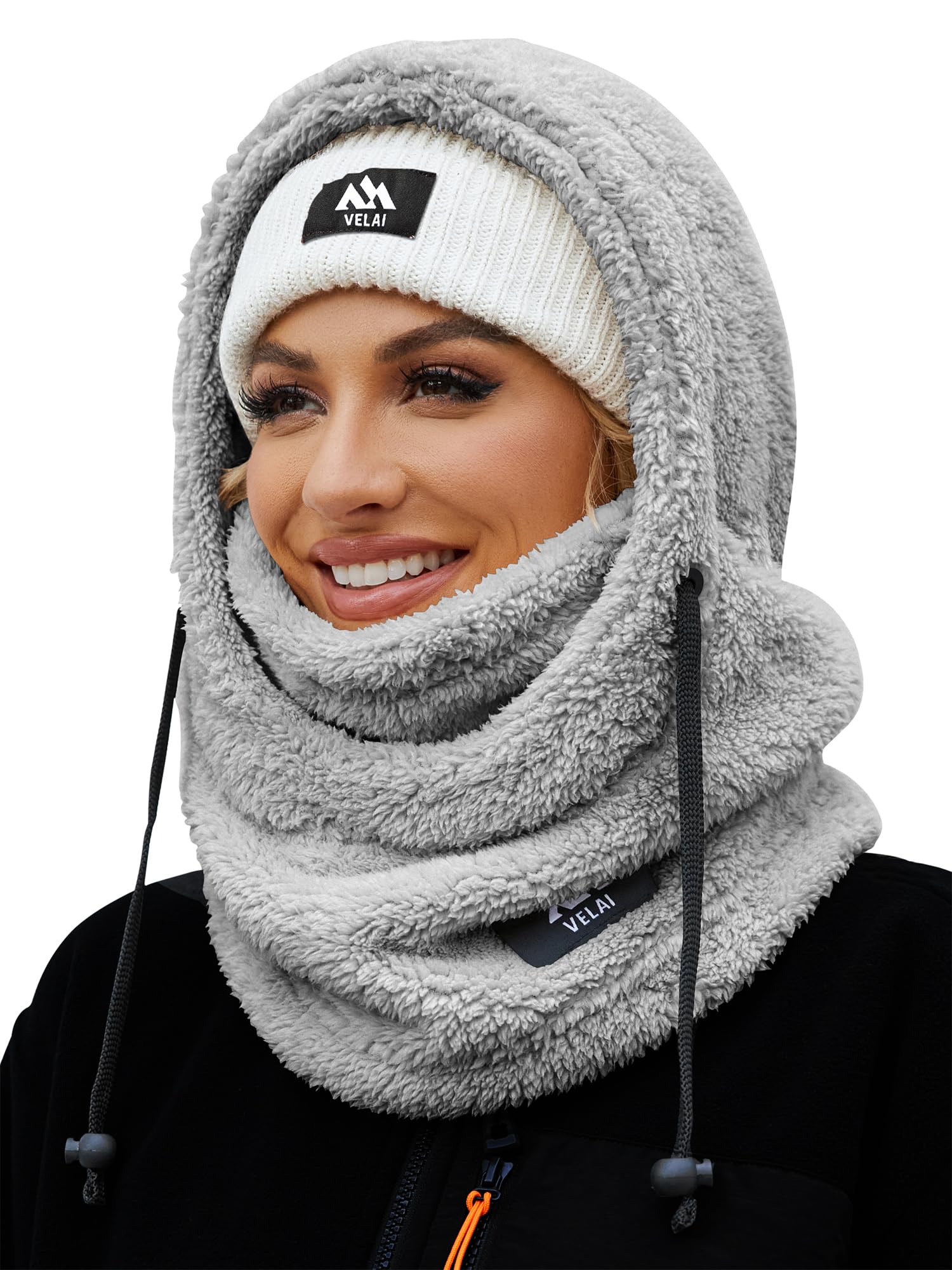 Máscara De Esqui De Lã Balaclava Velai Para Homens E Mulheres