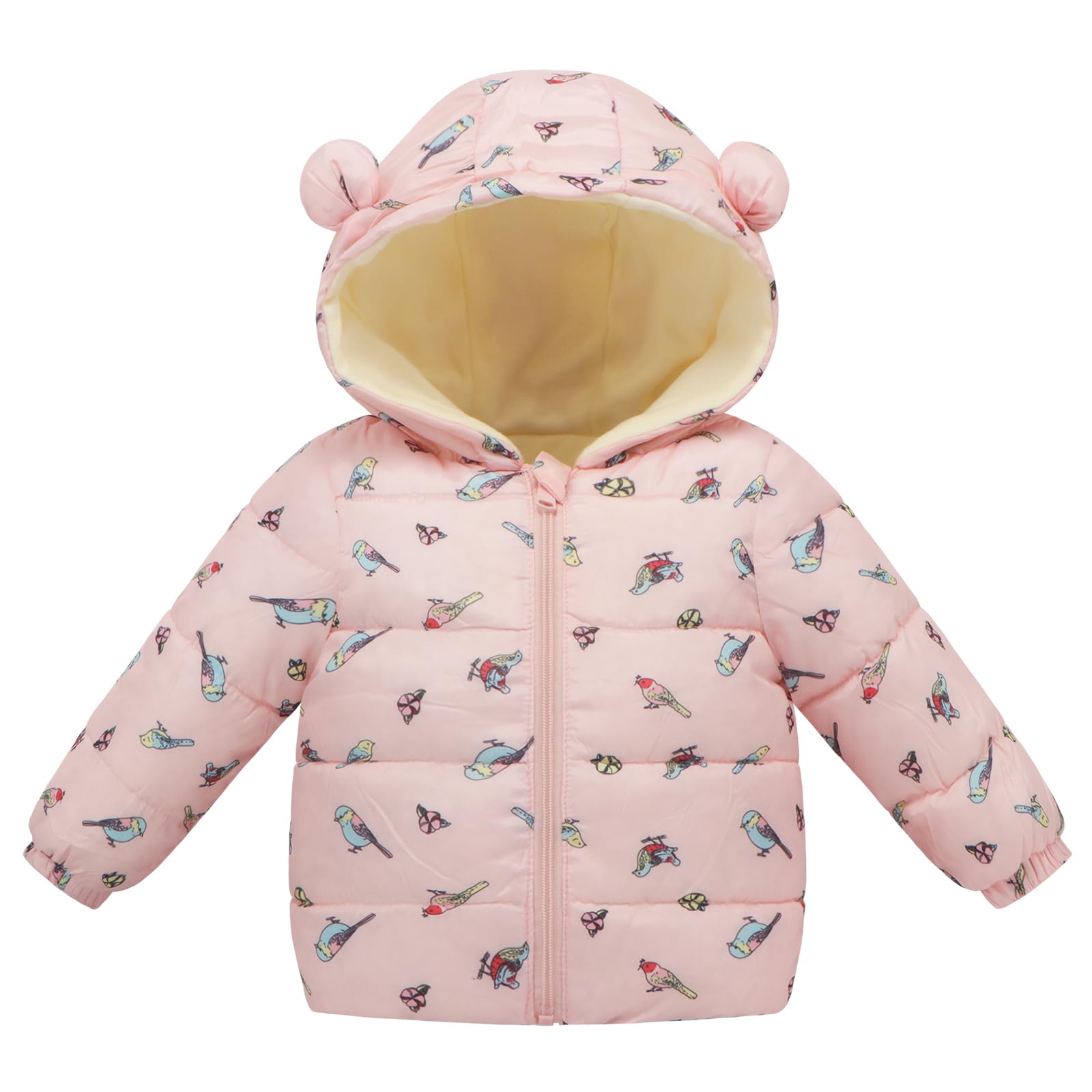 Casaco De Inverno Iboboom Infant Toddler Jacket Puffer Fleece 12-18m