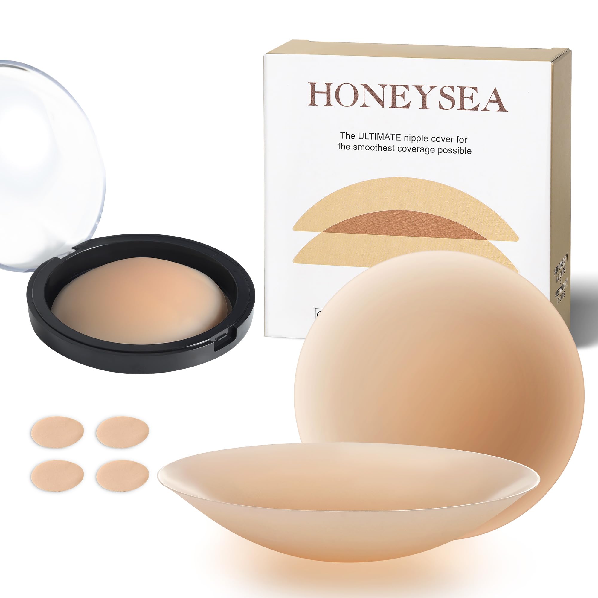 Sutiã Adesivo Honeysea Sticky Covers, 2 Pares De Sutiãs Adesivos