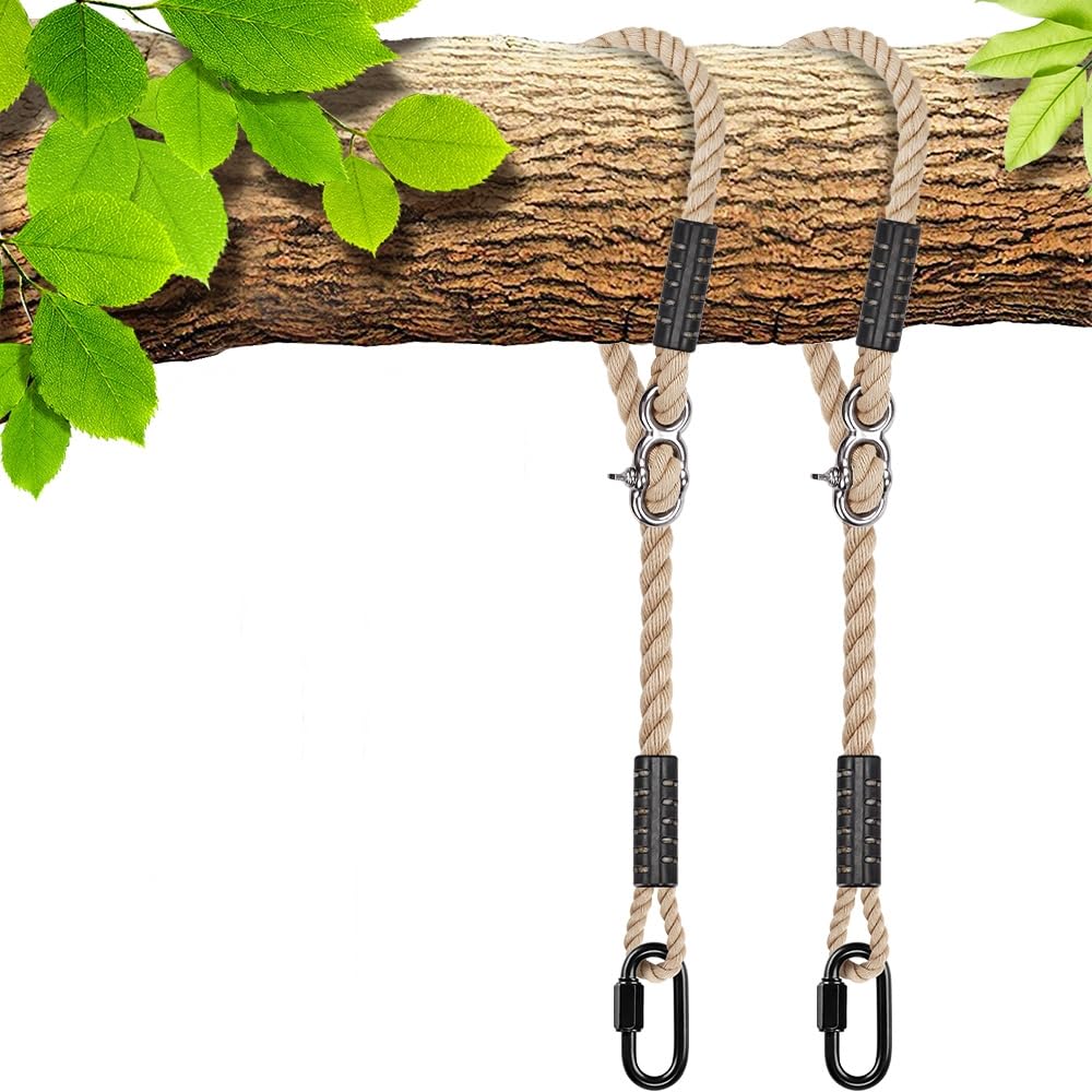 Kit De Suspensão Tree Swing Rope Hammock Tree Straps Seleware
