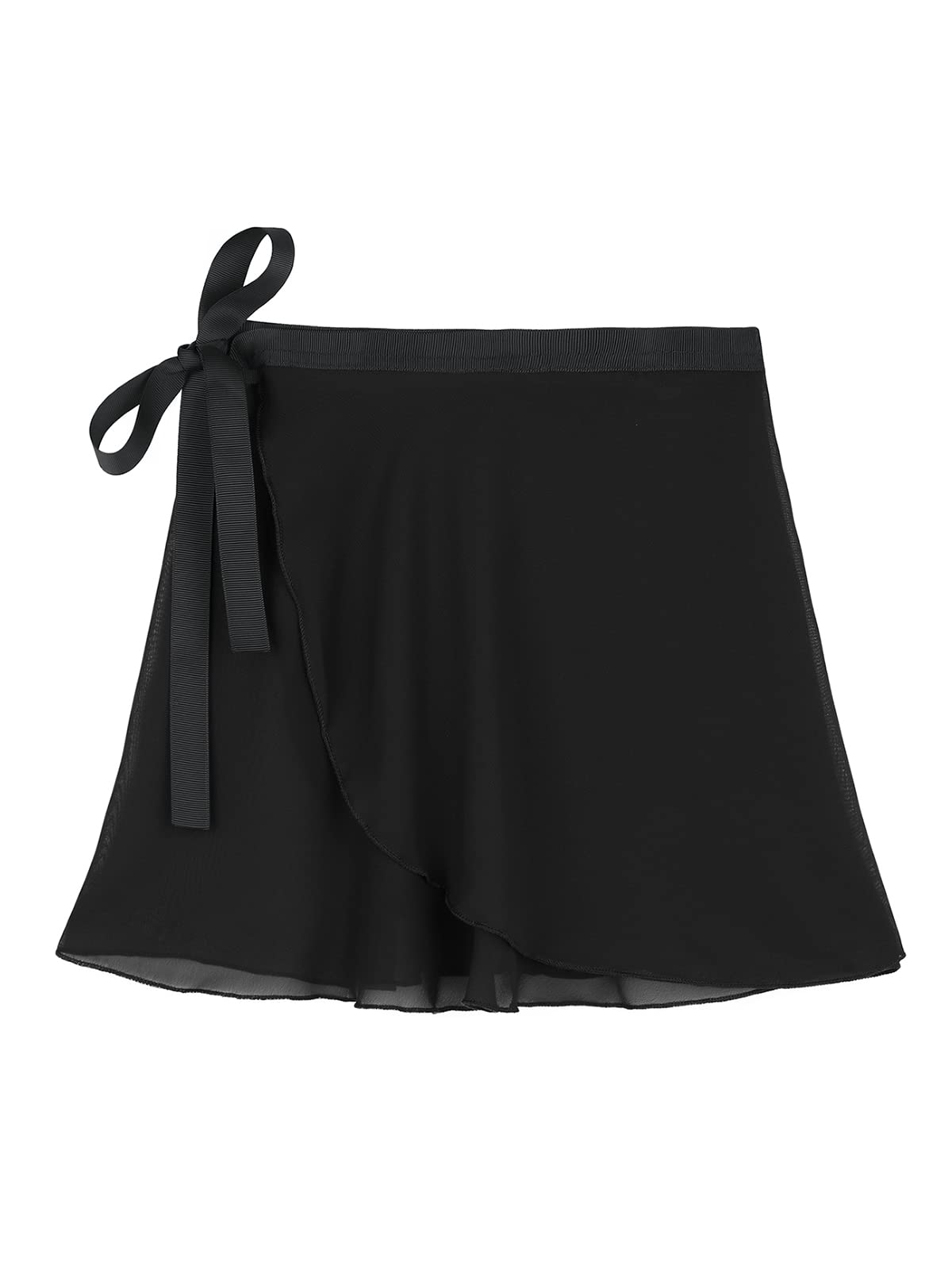 Saia De Balé Century Star Chiffon Para Mulheres E Meninas Preta