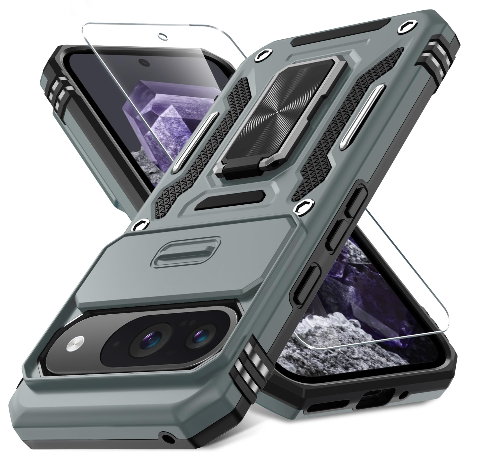 Capa De Telefone Deerlamn Para Google Pixel 9/9 Pro Com Protetor De Tela