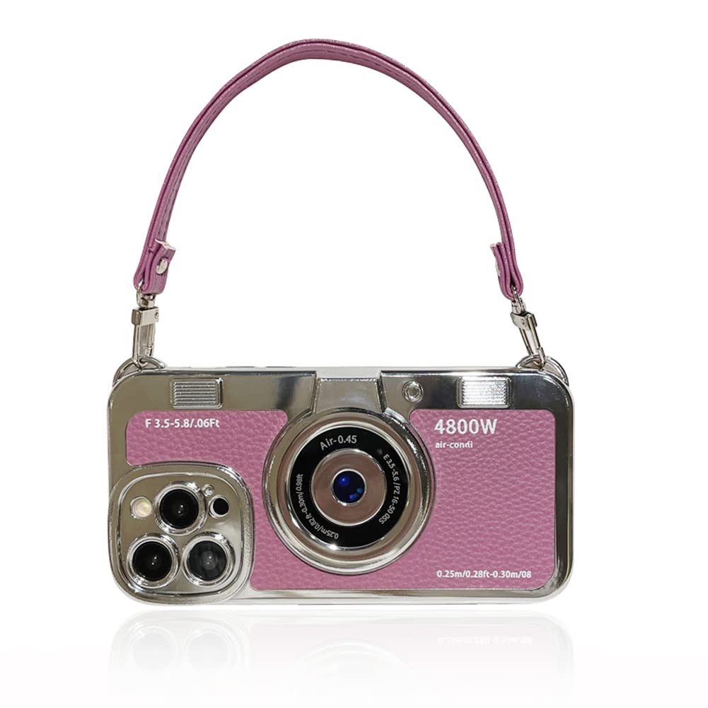 Capa De Telefone Qokcoahn Compatível Com Iphone 16 Pro Roxa