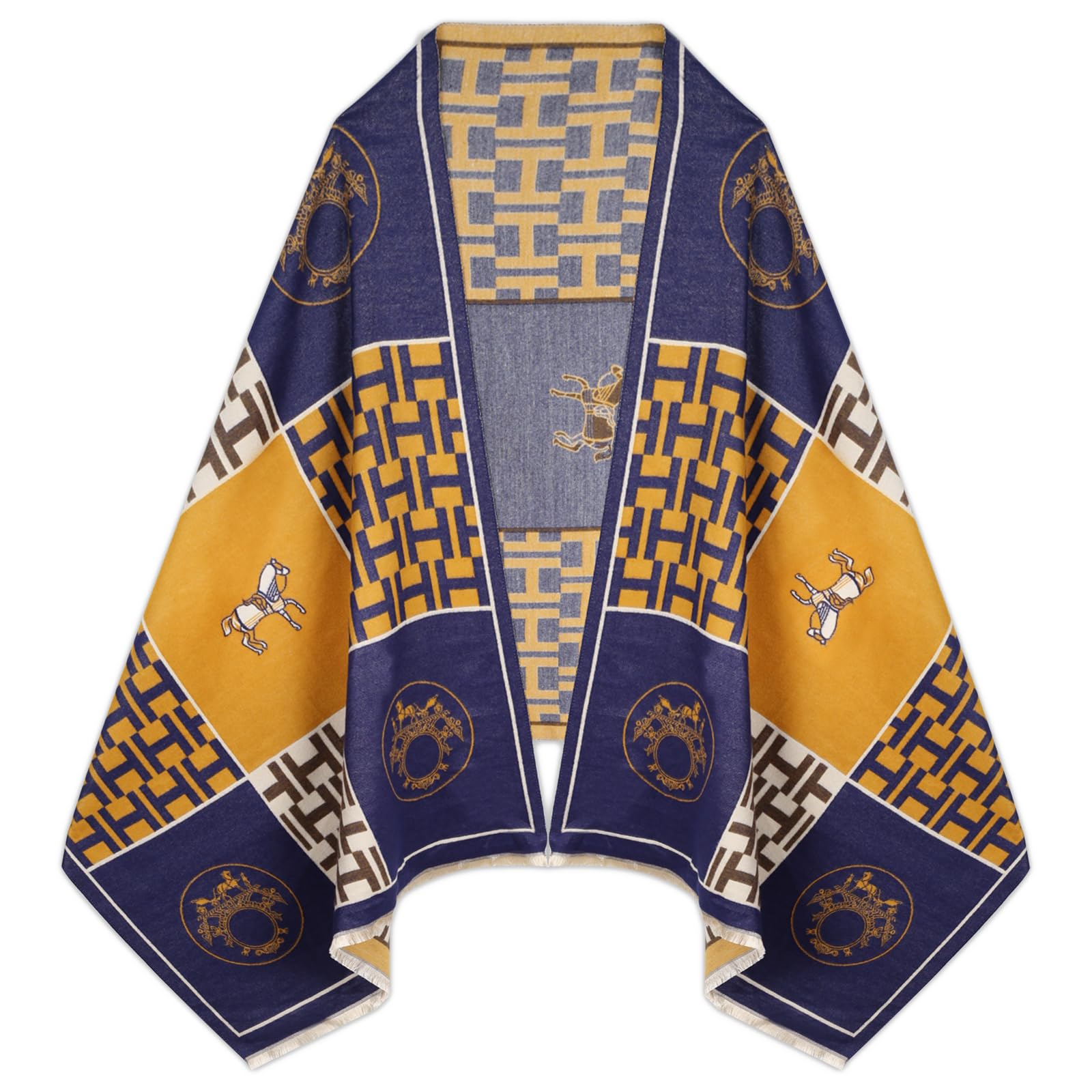 Lenço Extree Pashmina Silky Shawl Wrap Para Mulheres 74,4 X 24,4 Cm