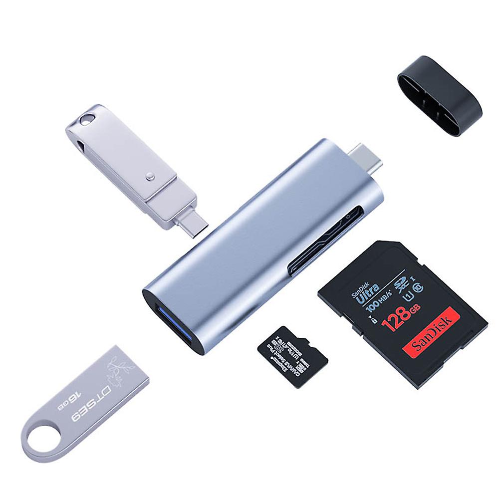 Leitor De Cartão Microsd Tipo C Com Usb 3.0 Super Speed Technolo