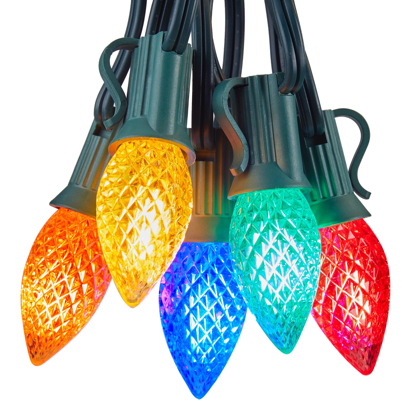 Luzes De Natal Brightown Multicolor C7 Led 17m Outdoor