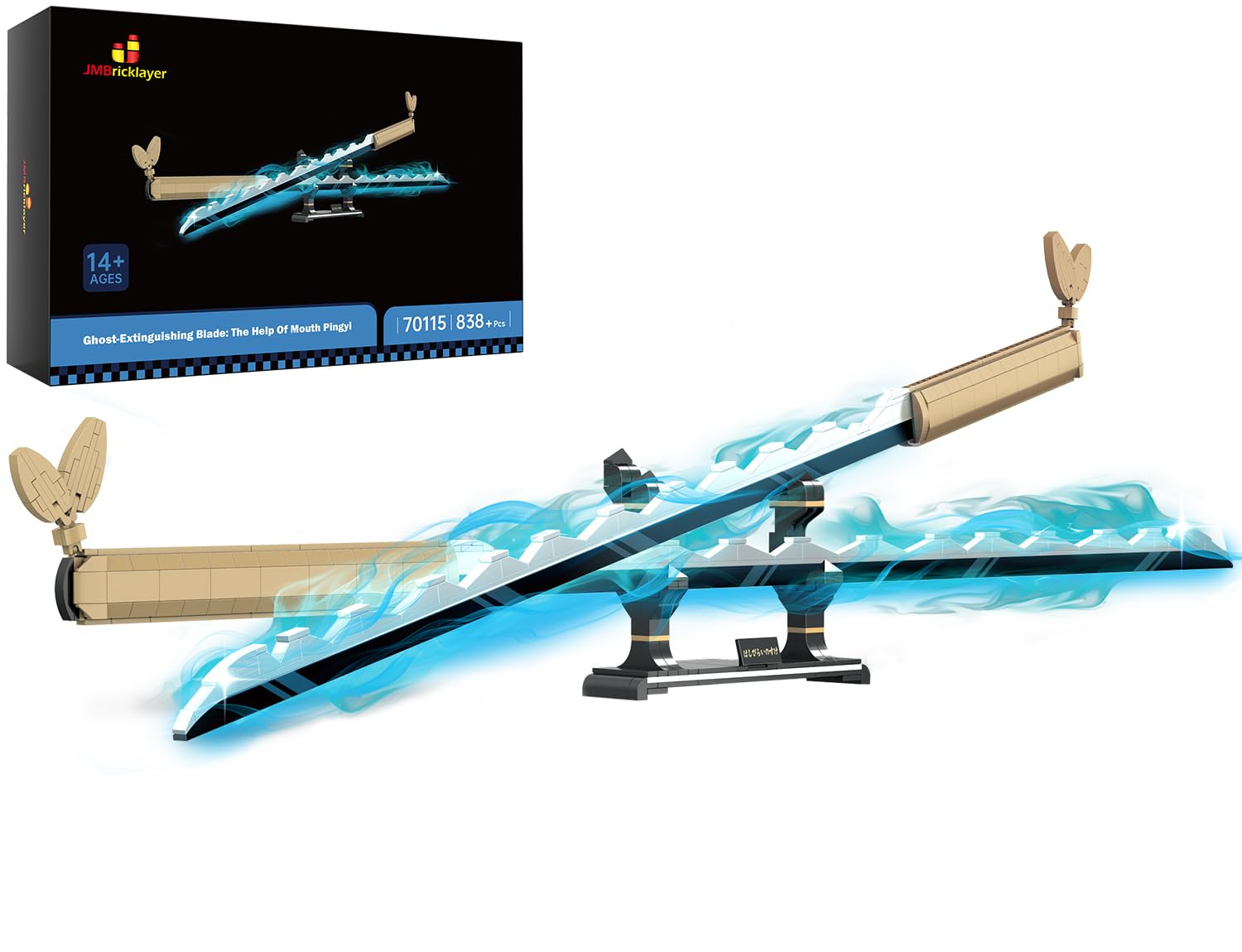 Building Block Sword Jmbricklayer Hashibira Inosuke 1m Anime