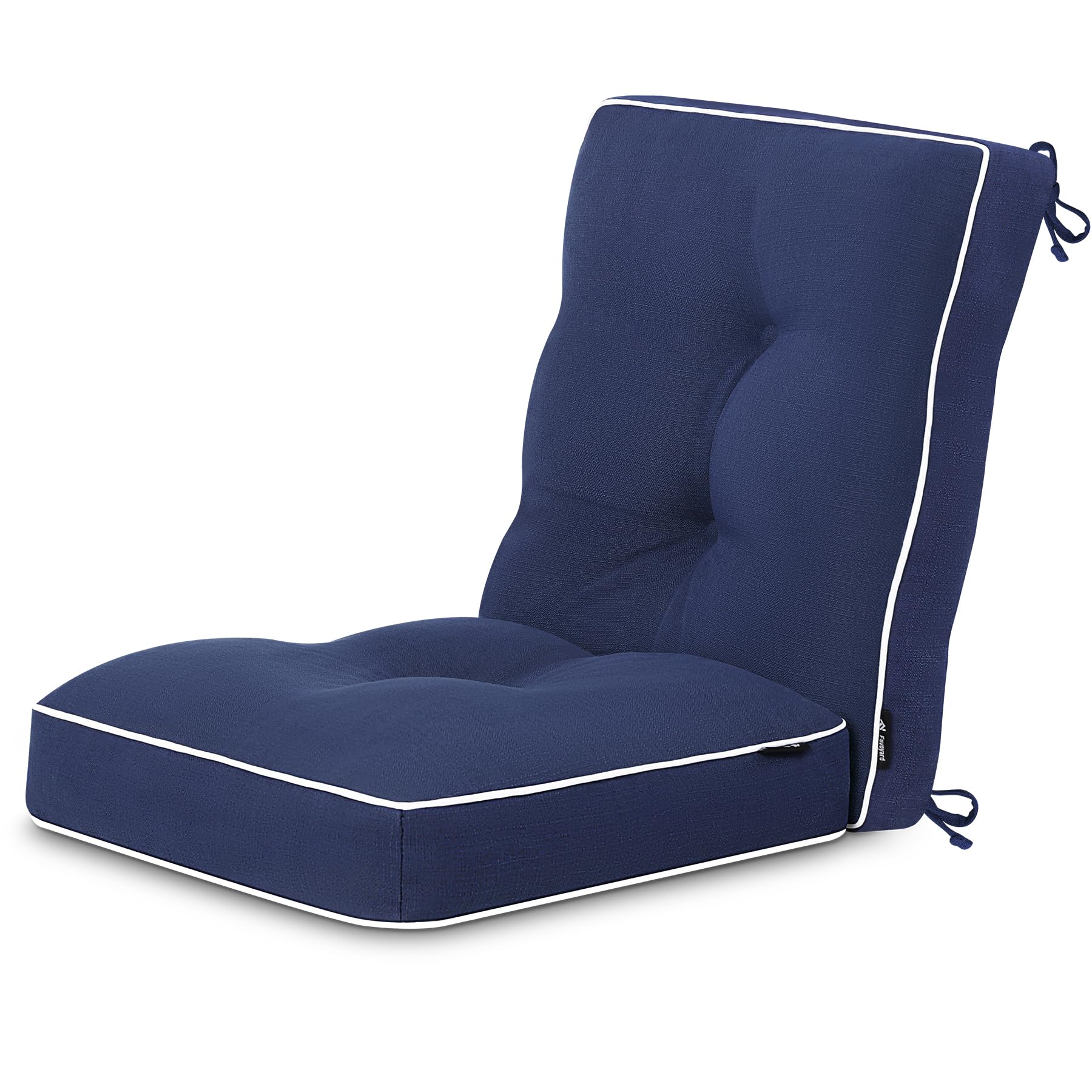 Almofada De Cadeira De Balanço Ao Ar Livre Favoyard, Resistente À Água, Azul