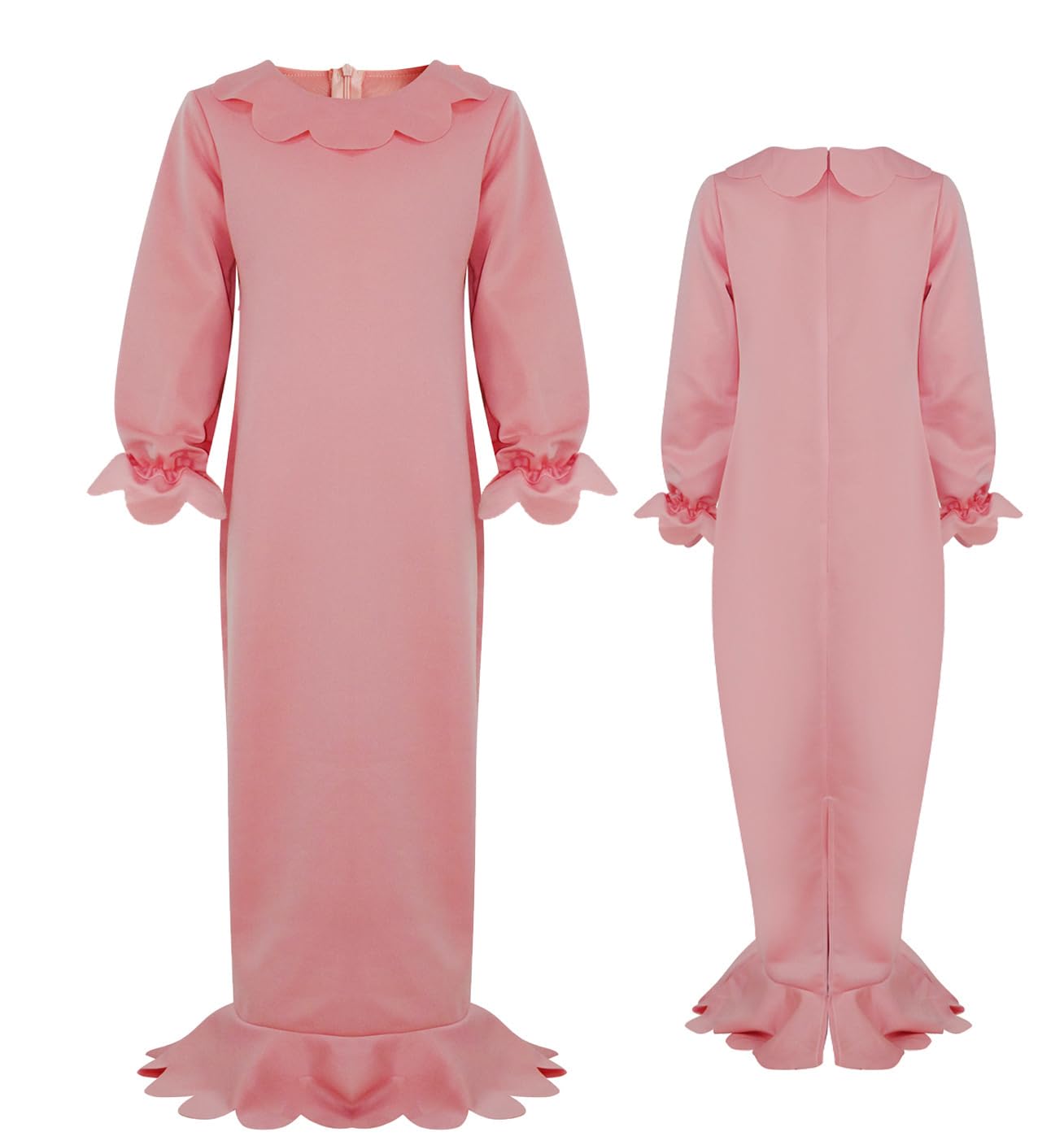 Traje Jakfiy Cindy Lou Who Pink Dress Para Meninas E Adultos