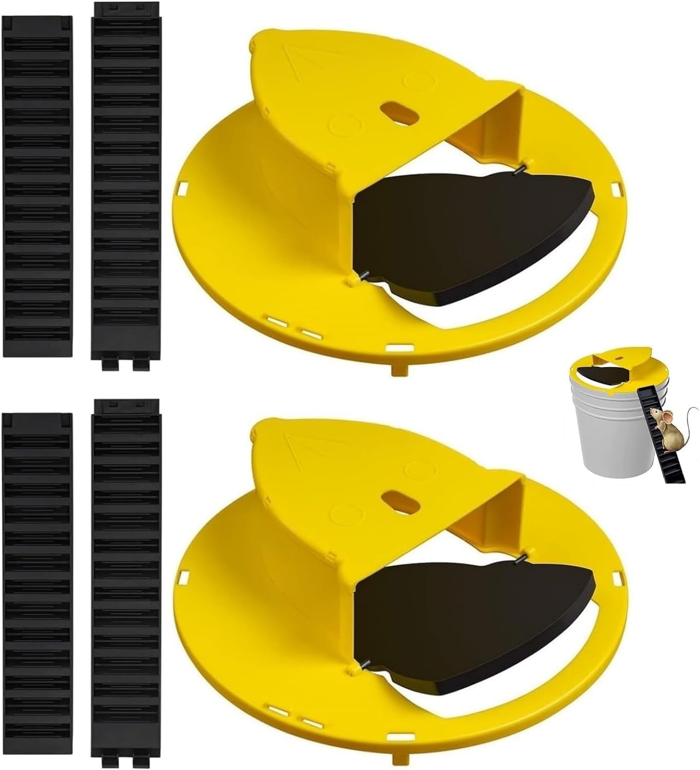 Tampa De Balde Mouse Trap Para Balde De 5 Galões Compatível (pacote Com 2)