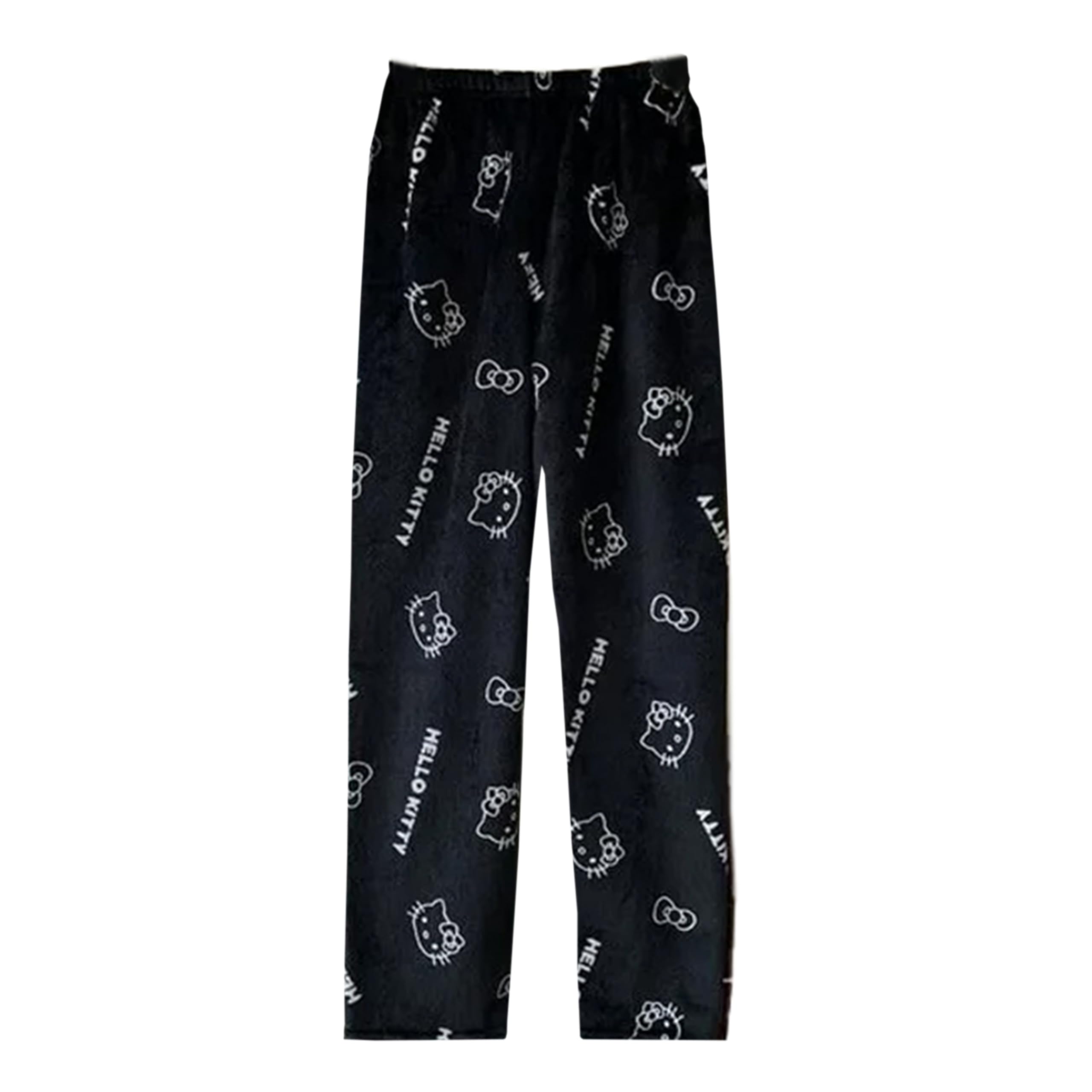 Calças De Pijama Biugnvw Anime Cartoon Family Christmas Women