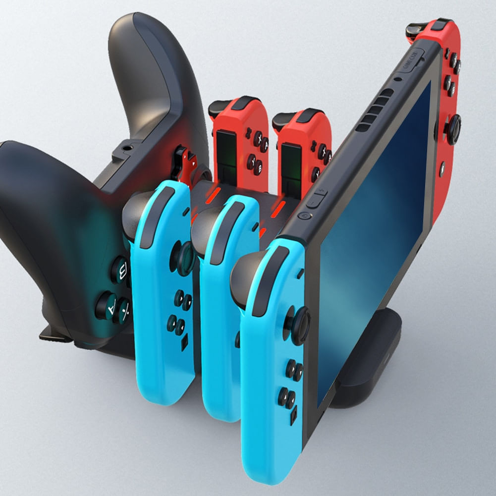 6 Em 1 Carregador Play Station Adapter Para Switch Joy Con