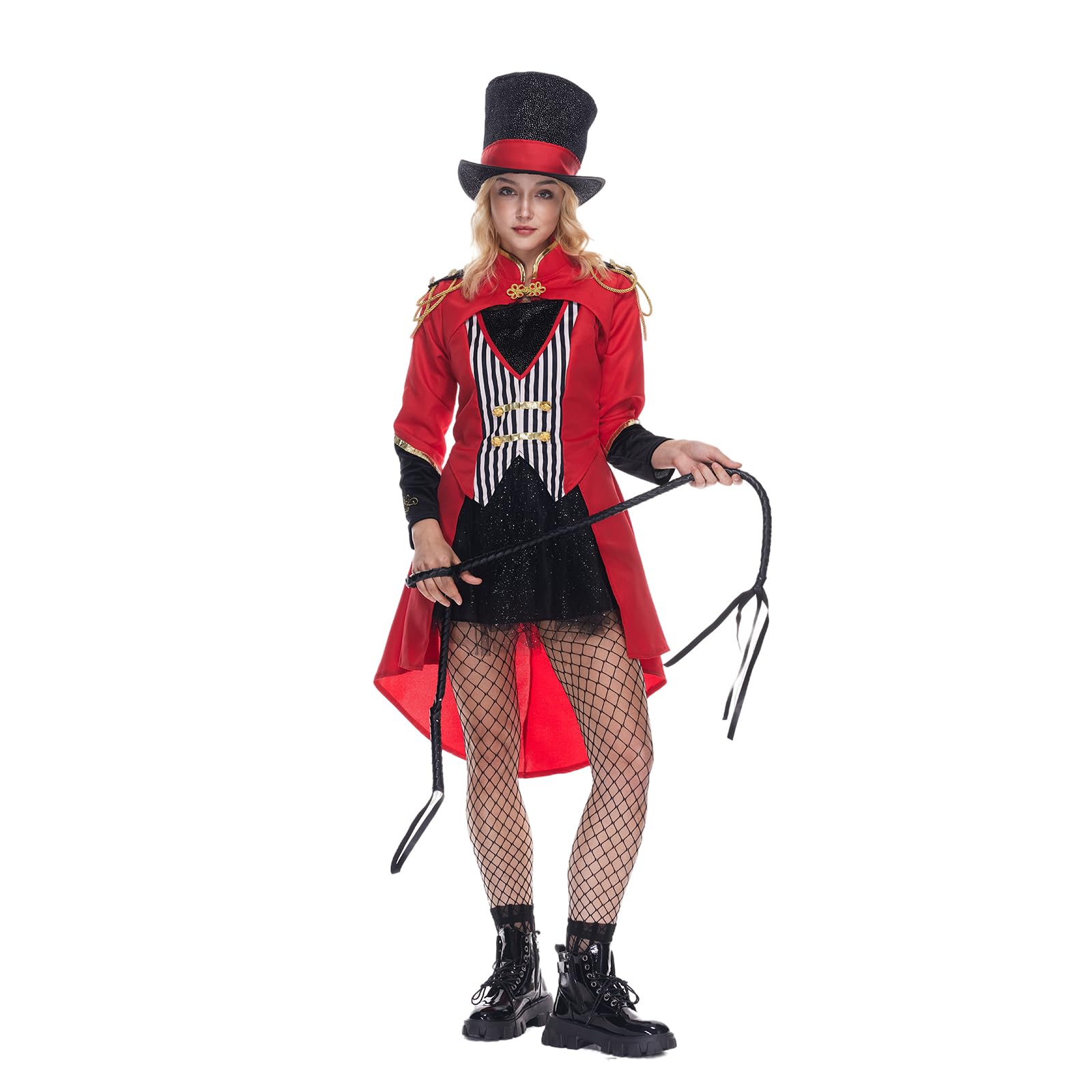 Traje Eraspooky Sexy Women's Ringmaster Halloween Circus