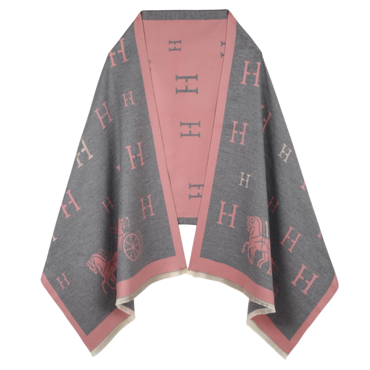 Lenço Extree Pashmina Silky Shawl Wrap Para Mulheres 74,4 X 24,4 Cm