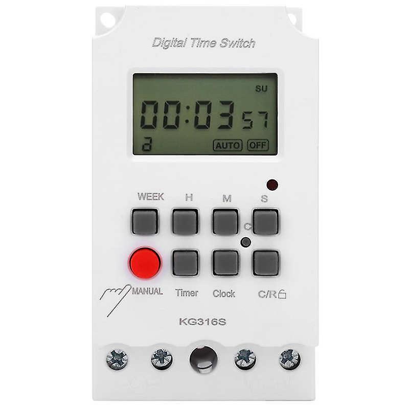 Lcd Digital Time Switch Micro Computador Timer Segundo Controle(