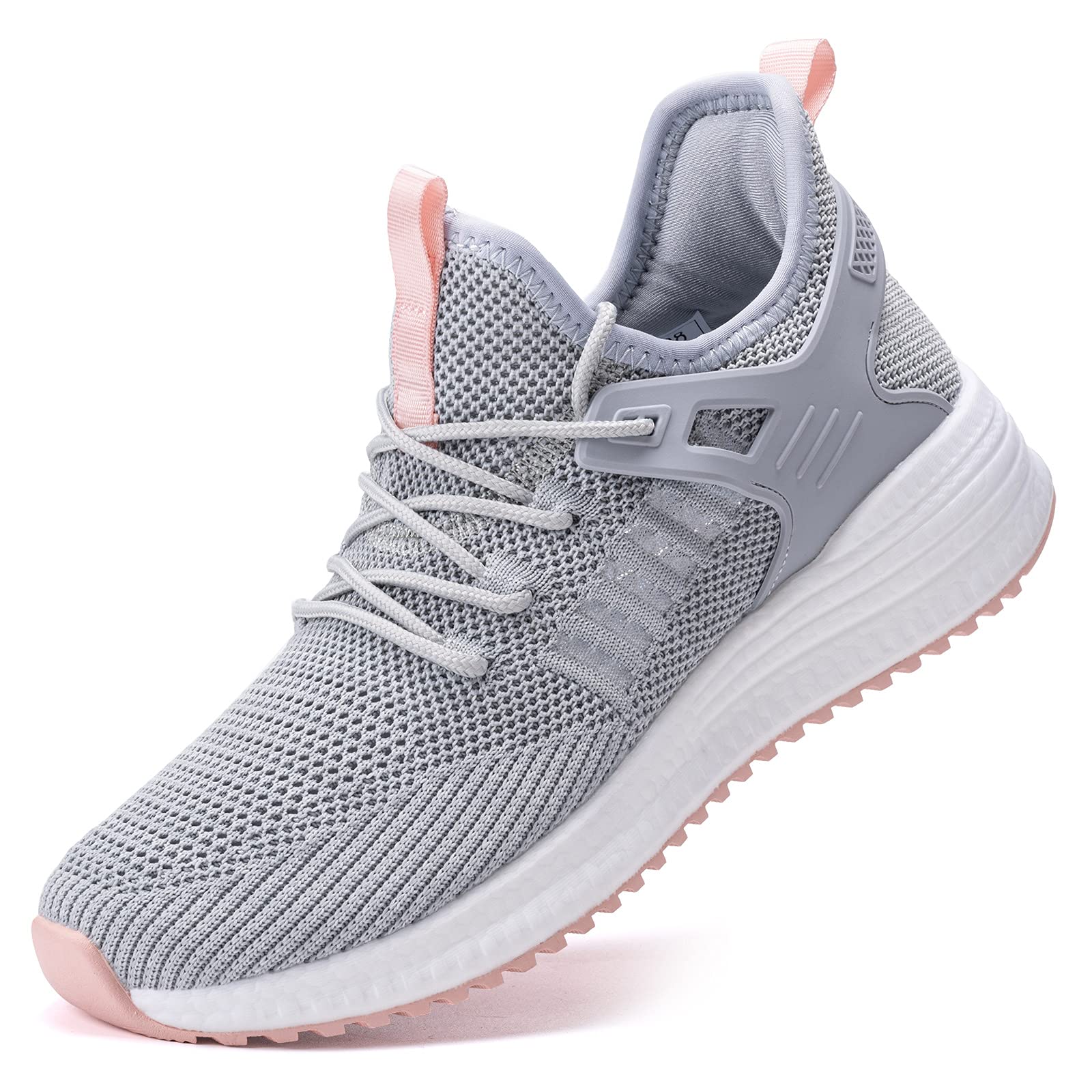 Tênis Dolphin Running Shoes Para Mulheres Memory Foam Grey