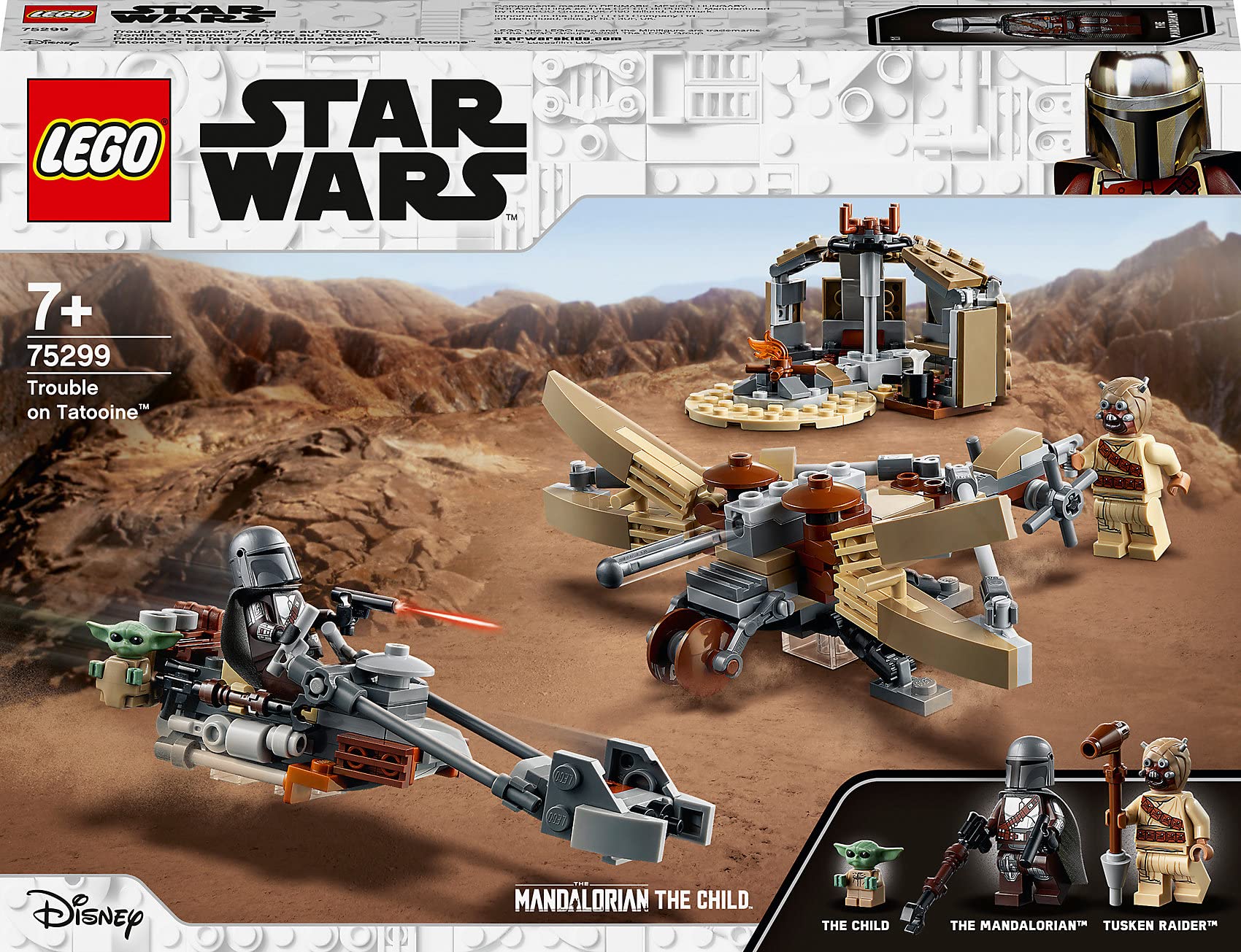 Conjunto De Construção Lego 75299 Star Wars The Mandalorian Com Baby Yoda