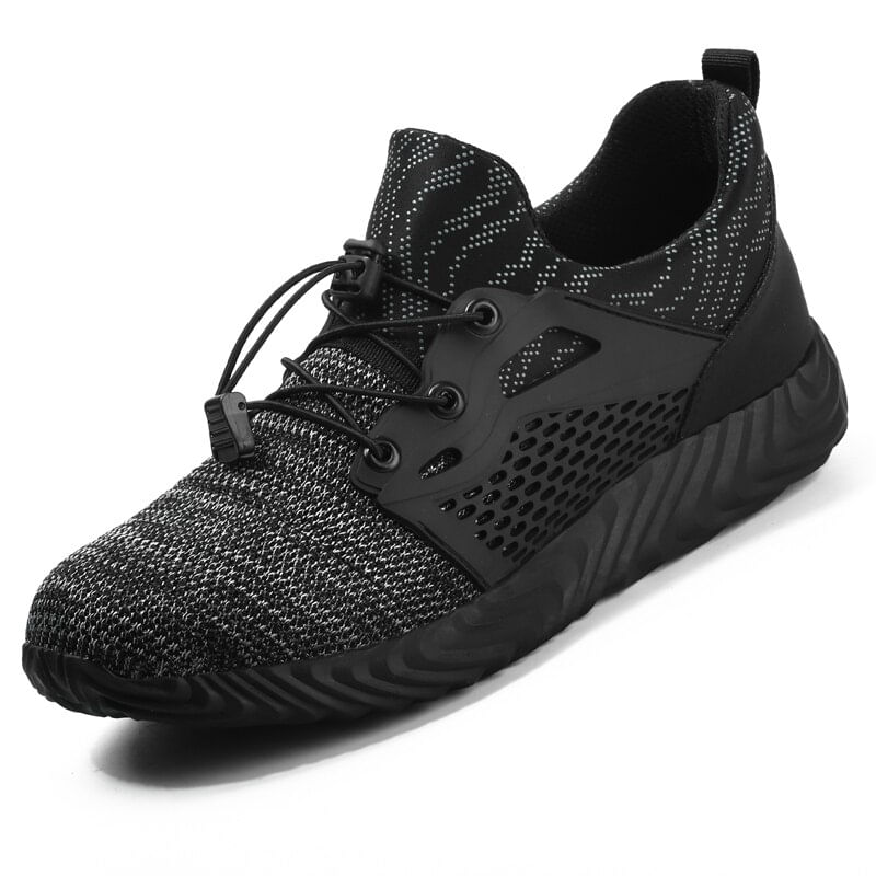 Homens Respiráveis Sapatos De Segurança Leves Aço Toe Cap Trabalho