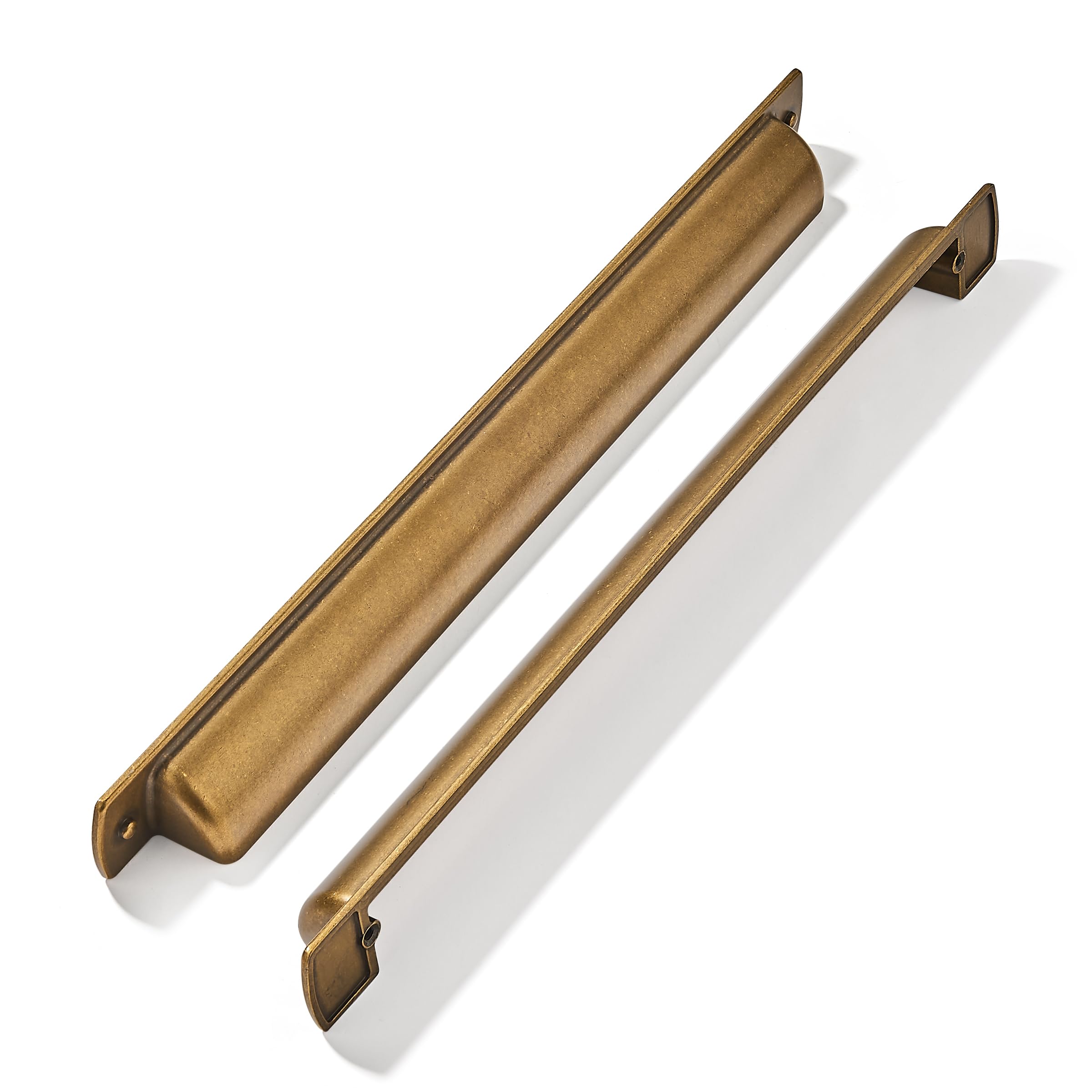 Cabinet Pulls Khtumeware, Pacote Com 2 Unidades De Latão Antigo De 12 Polegadas Com Parafusos