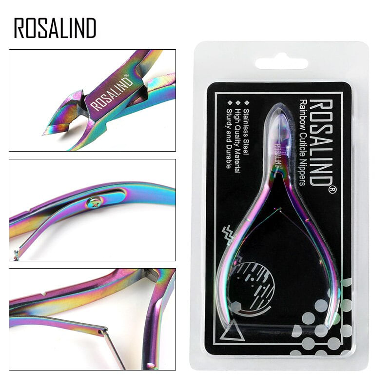 Rosalind Manicure Kit Gel Unhas Polacas Cutículas Pinças Mancha