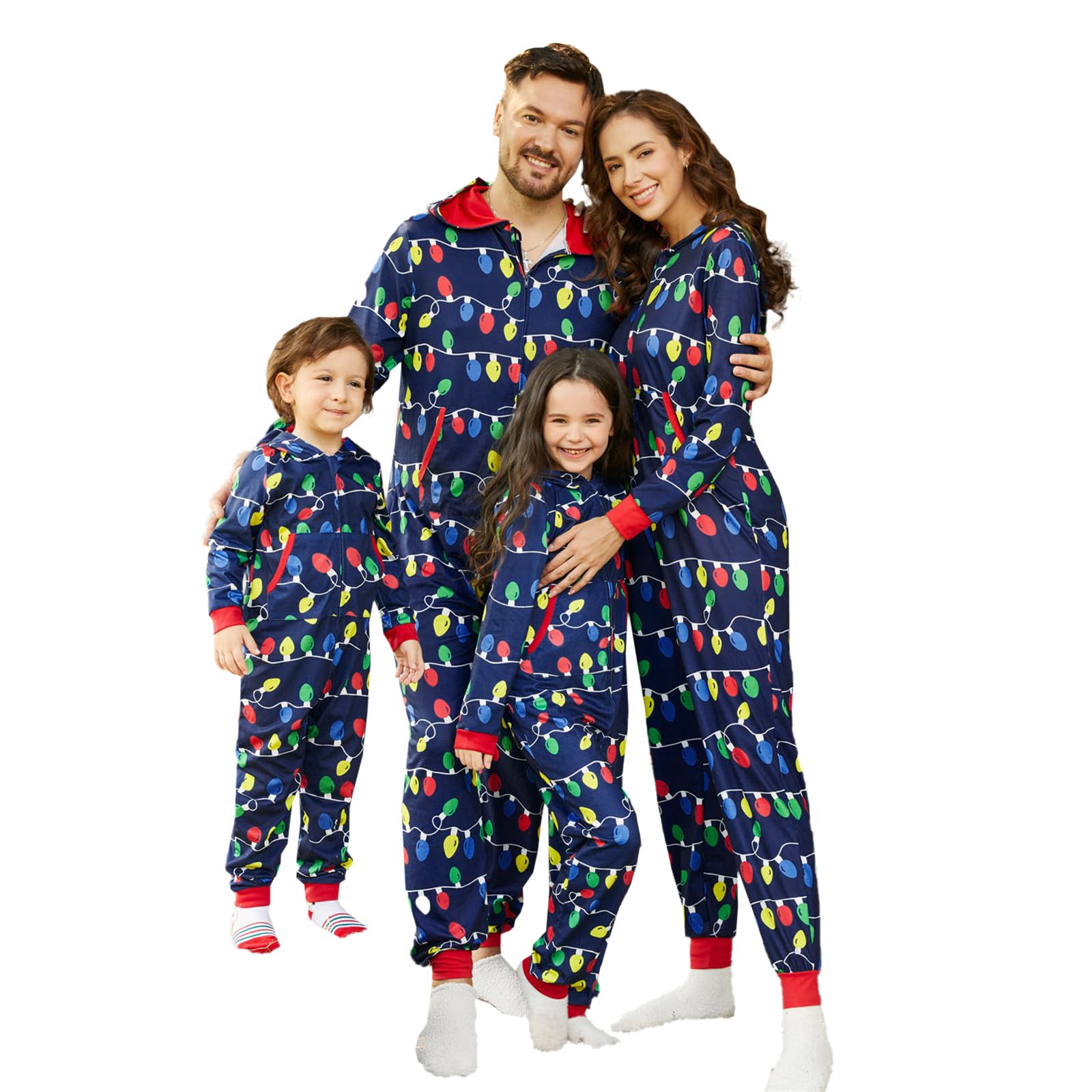 Conjunto De Pijamas Patpat Christmas Family Matching, Azul Para Mulheres