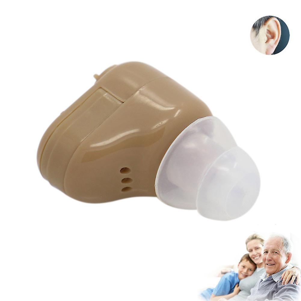 Mini Amplificador De Som Suporte Tone Hearing Aid Com Batte
